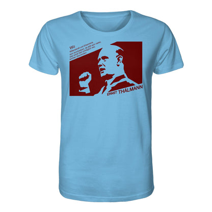 ORGANIC BIO SHIRT UNISEX • ERNST THÄLMANN - ORIGINAL DDR-PLAKAT