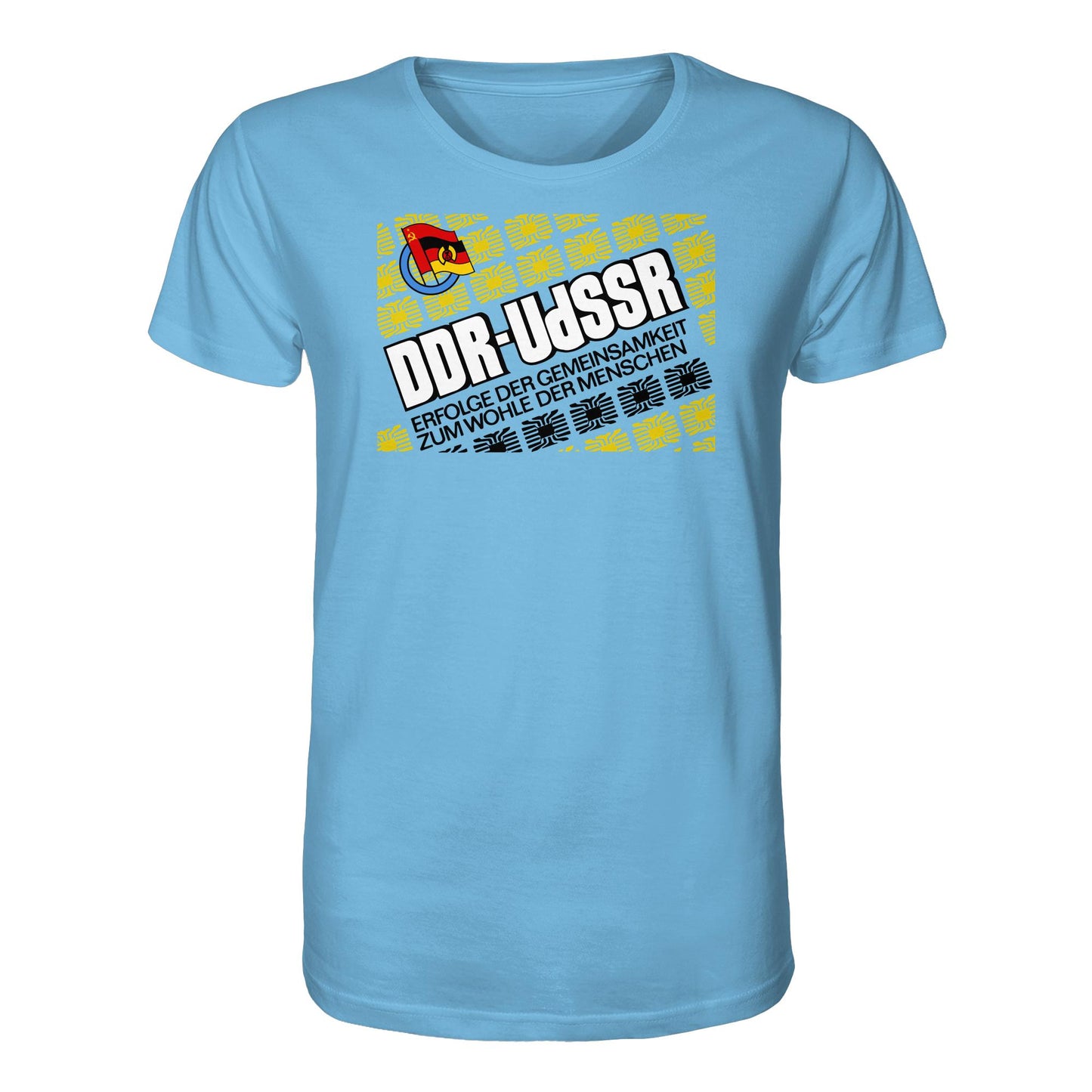 DDR Ostalgie Bio-Shirt Unisex • DDR - UDSSR: ERFOLGE DER GEMEINSAMKEIT