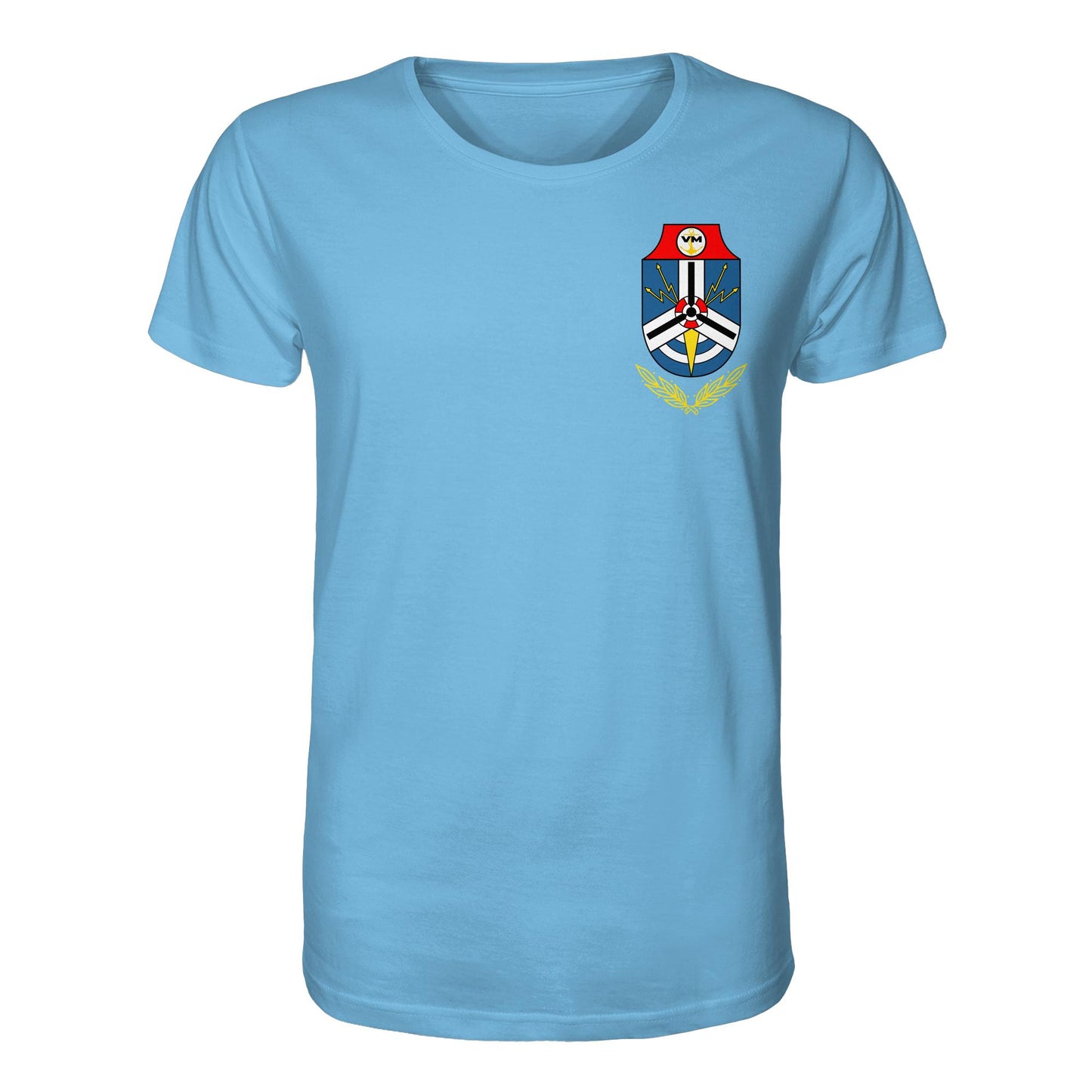DDR Ostalgie Bio-Shirt Unisex • NVA EMBLEM - MARINEGESCHWADER 18 - KURT BARTHEL