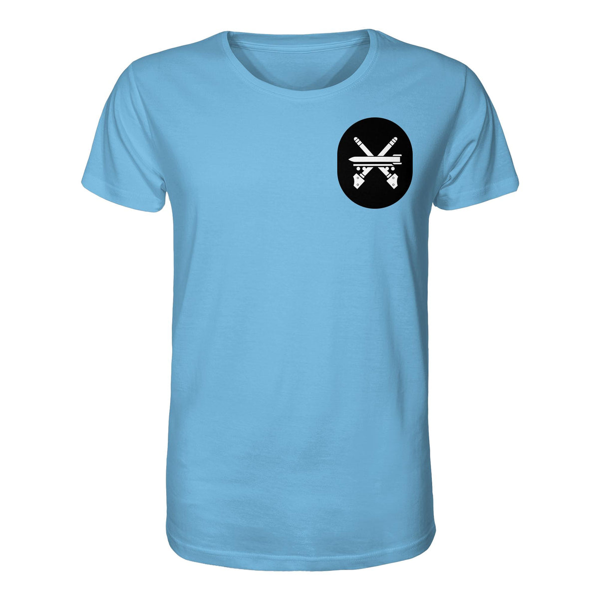 DDR Ostalgie Bio-Shirt Unisex • NVA EMBLEM - RAKETEN- UND WAFFENTECHNISCHER DIENST