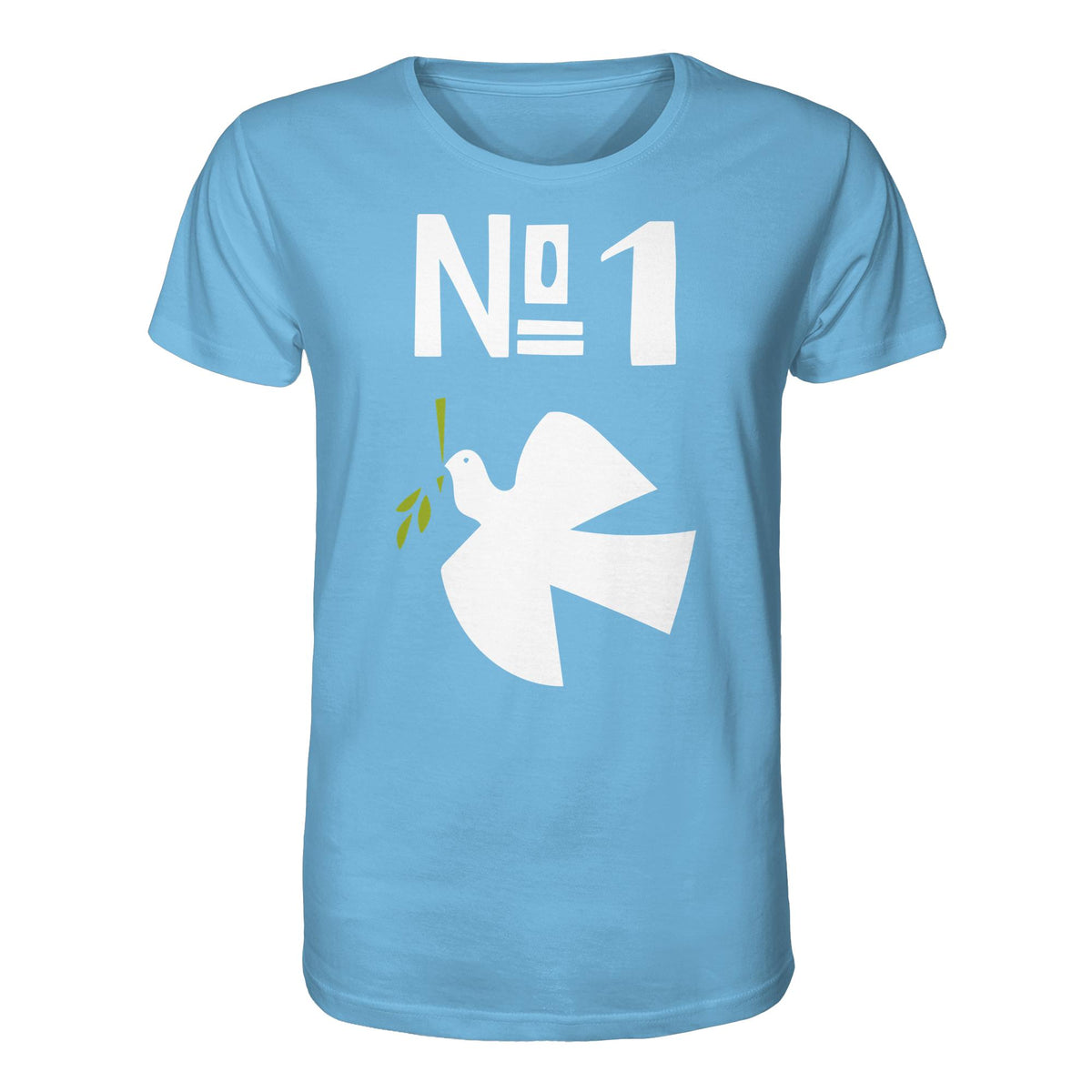DDR Ostalgie Bio-Shirt Unisex • NO. 1 PRIORITÄT - FRIEDEN! (ORIGINAL PLAKAT)