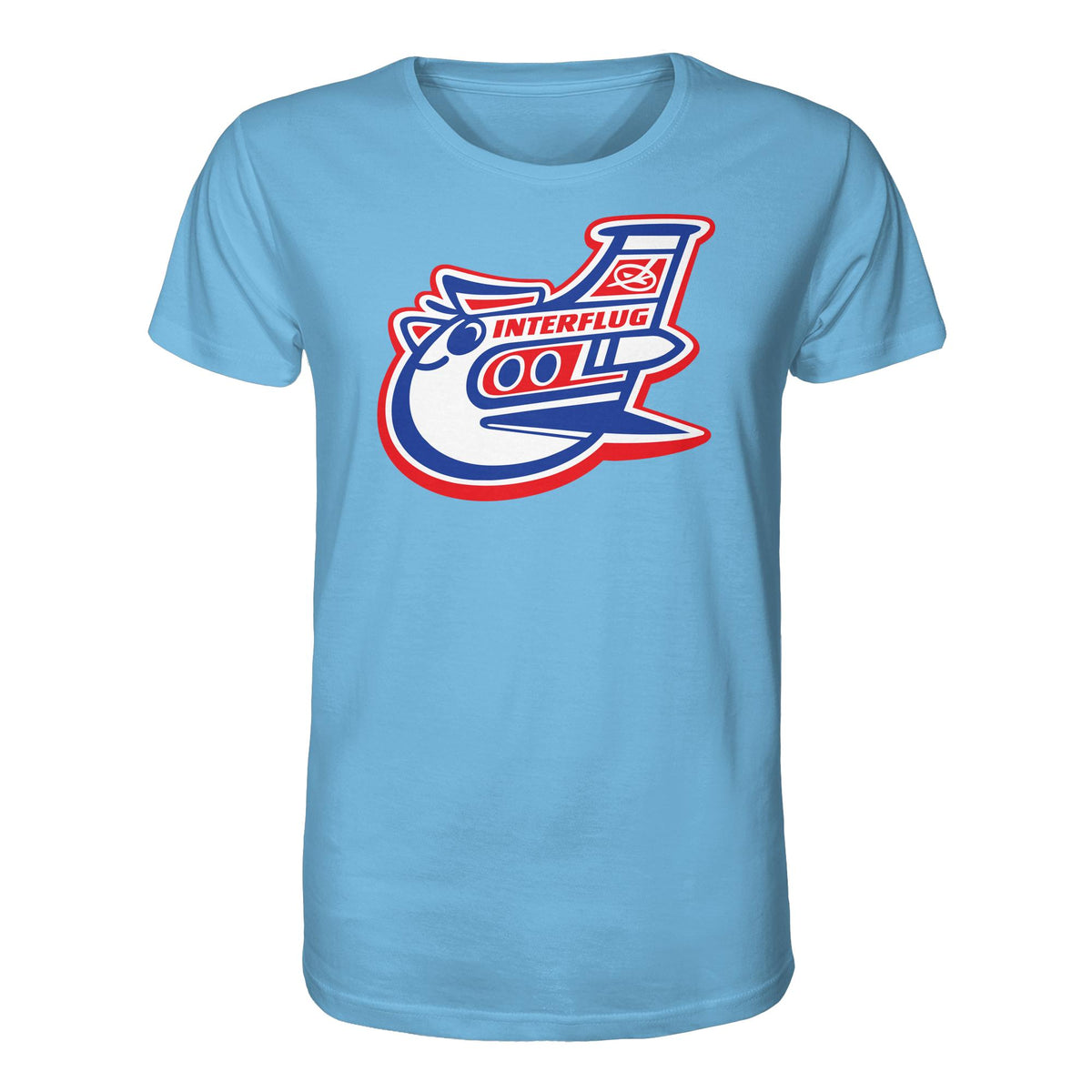 DDR Ostalgie Bio-Shirt Unisex • INTERFLUG (ORIGINAL PIN)