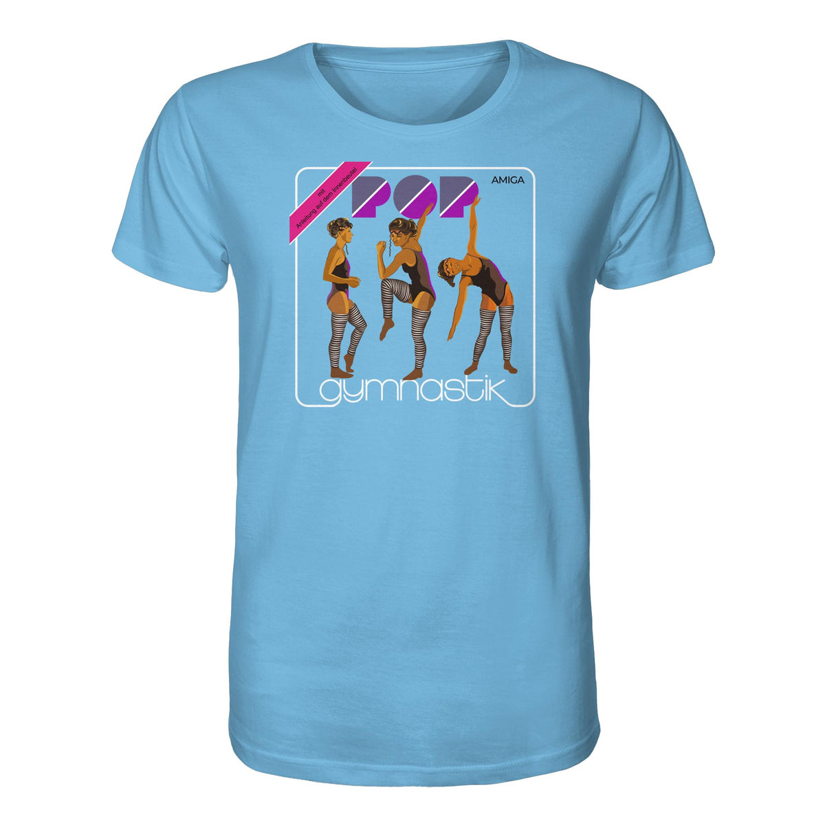 DDR Ostalgie Bio-Shirt Unisex • AMIGA POP-GYMNASTIK (ORIGINAL PLATTENCOVER)