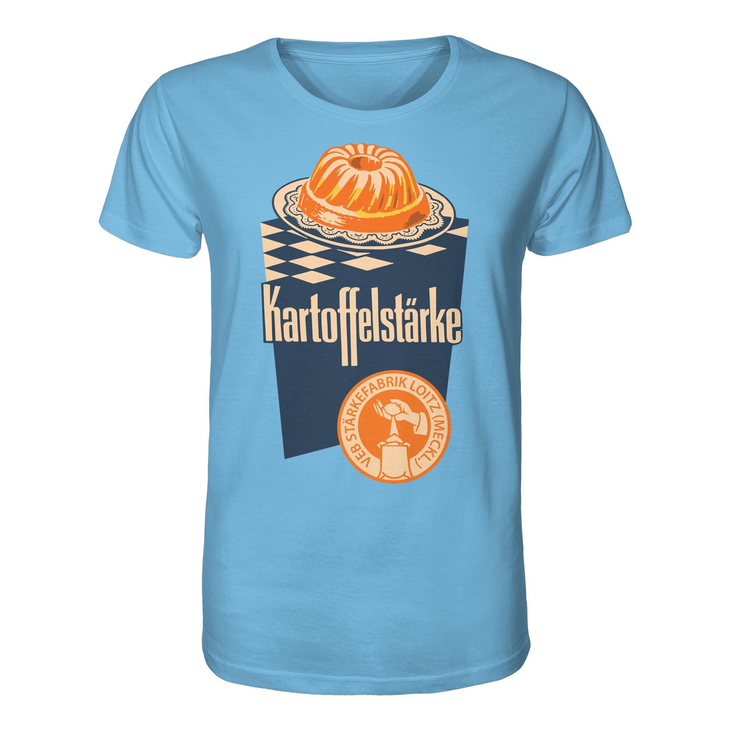 DDR Ostalgie Bio-Shirt Unisex • VEB KARTOFFELSTÄRKE - VEB STÄRKEFABRIK LOITZ