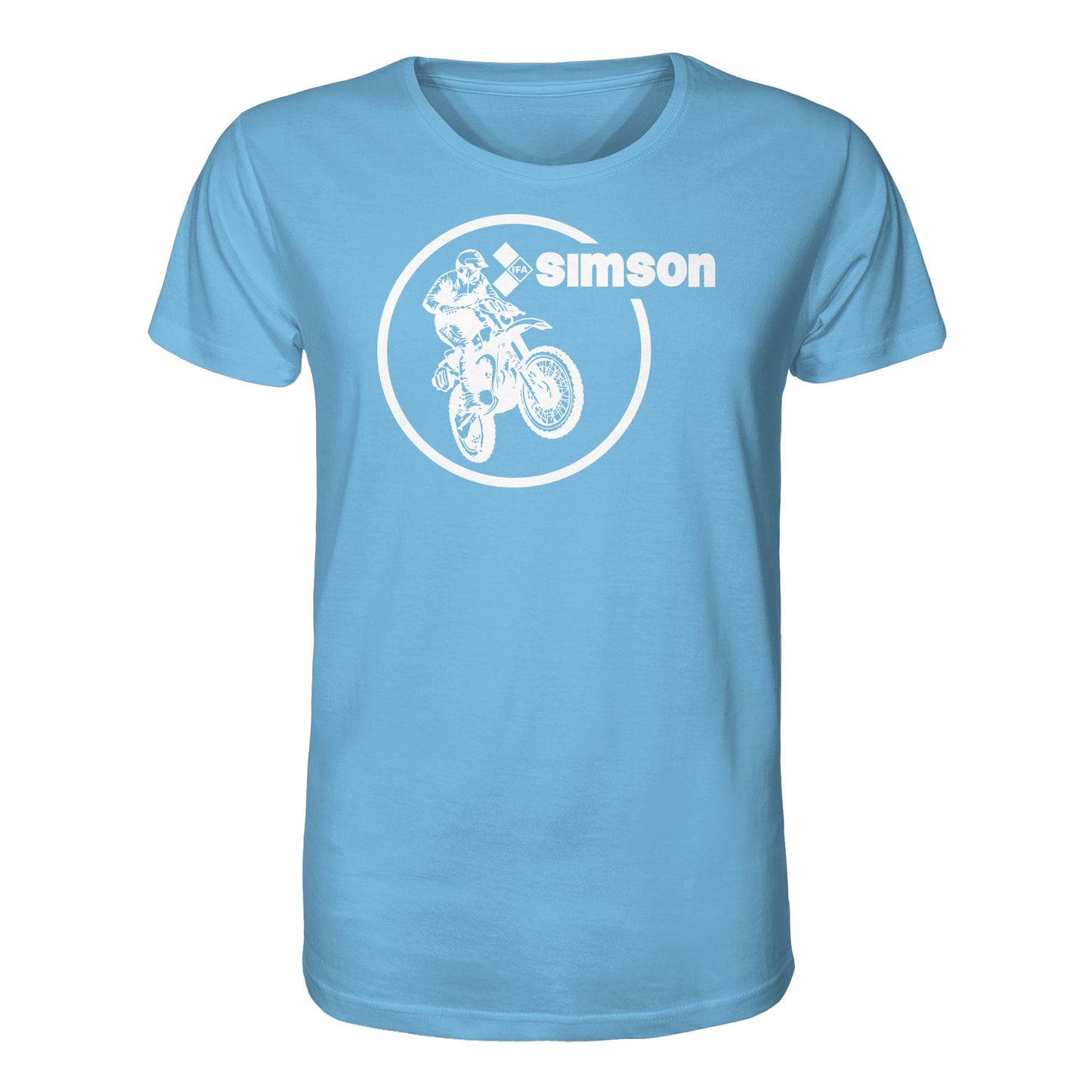 DDR Ostalgie Bio-Shirt Unisex • IFA SIMSON CROSS (ORIGINAL NICKI MOTIV)