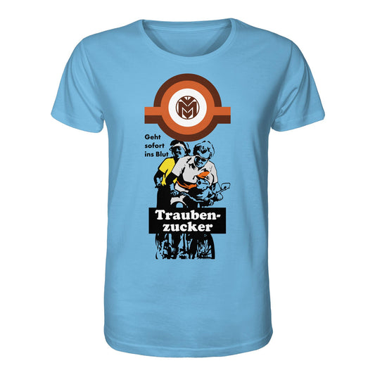 DDR Ostalgie Bio-Shirt Unisex • TRAUBENZUCKER - GEHT SOFORT INS BLUT