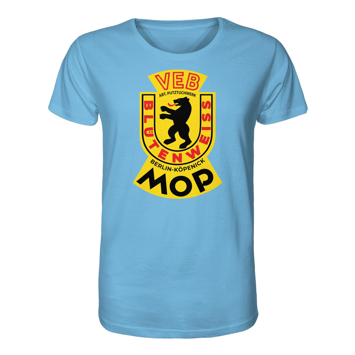 DDR Ostalgie Bio-Shirt Unisex • VEB PUTZTUCHWERK BERLIN-KÖPENICK