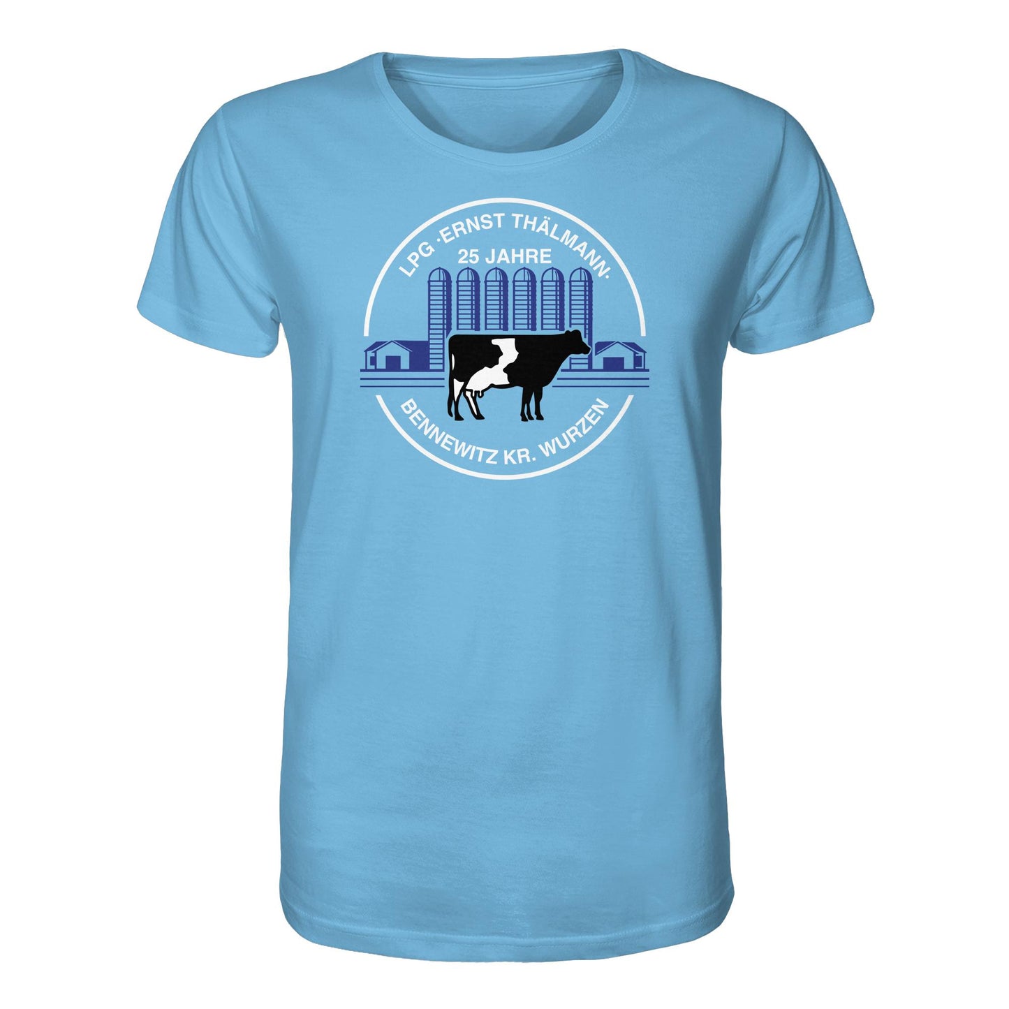DDR Ostalgie Bio-Shirt Unisex • LPG ERNST THÄLMANN BENNEWITZ - WURZEN