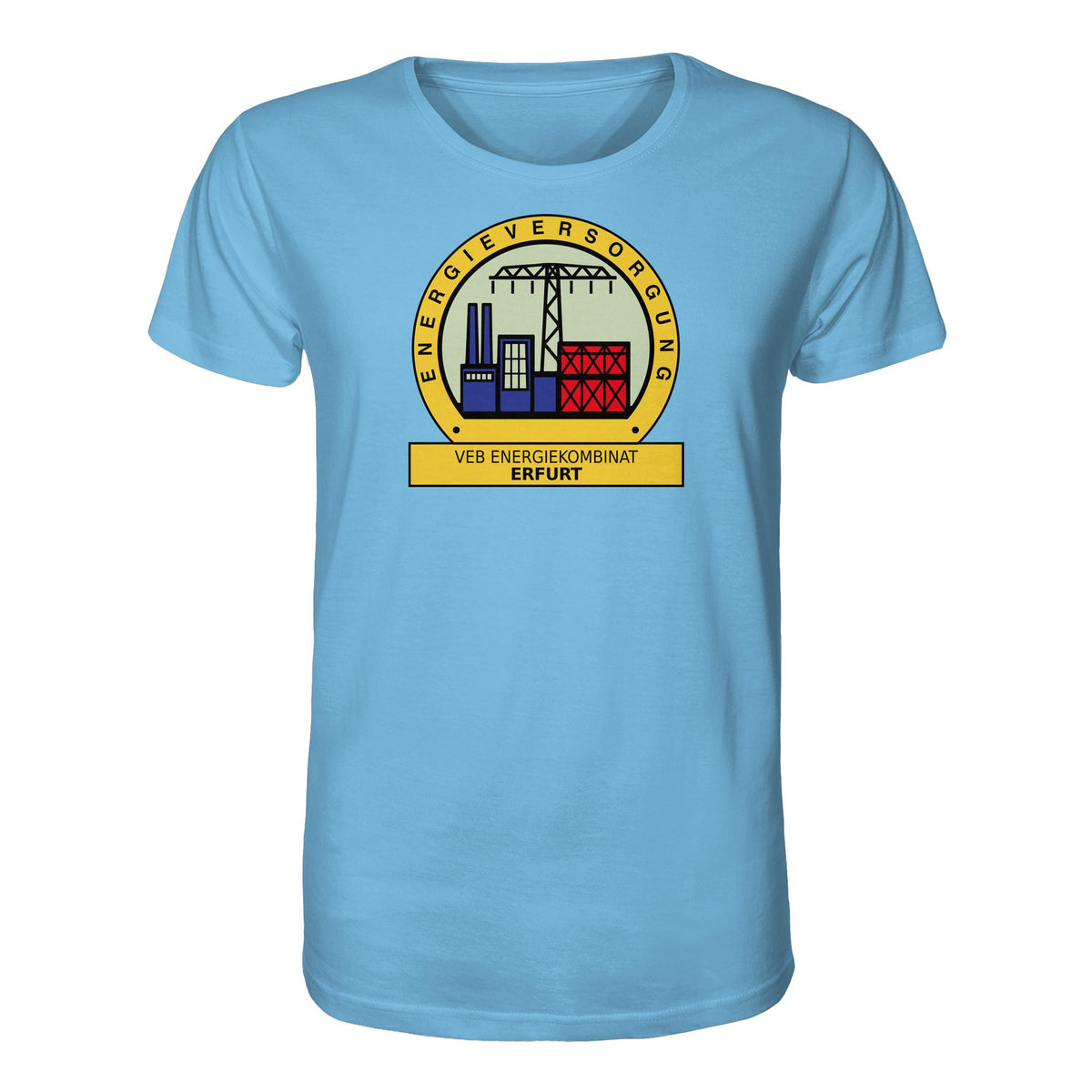 DDR Ostalgie Bio-Shirt Unisex • VEB ENERGIEKOMBINAT ERFURT
