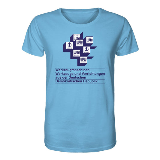 DDR Ostalgie Bio-Shirt Unisex • WMW WERKZEUGMASCHINEN DER DDR