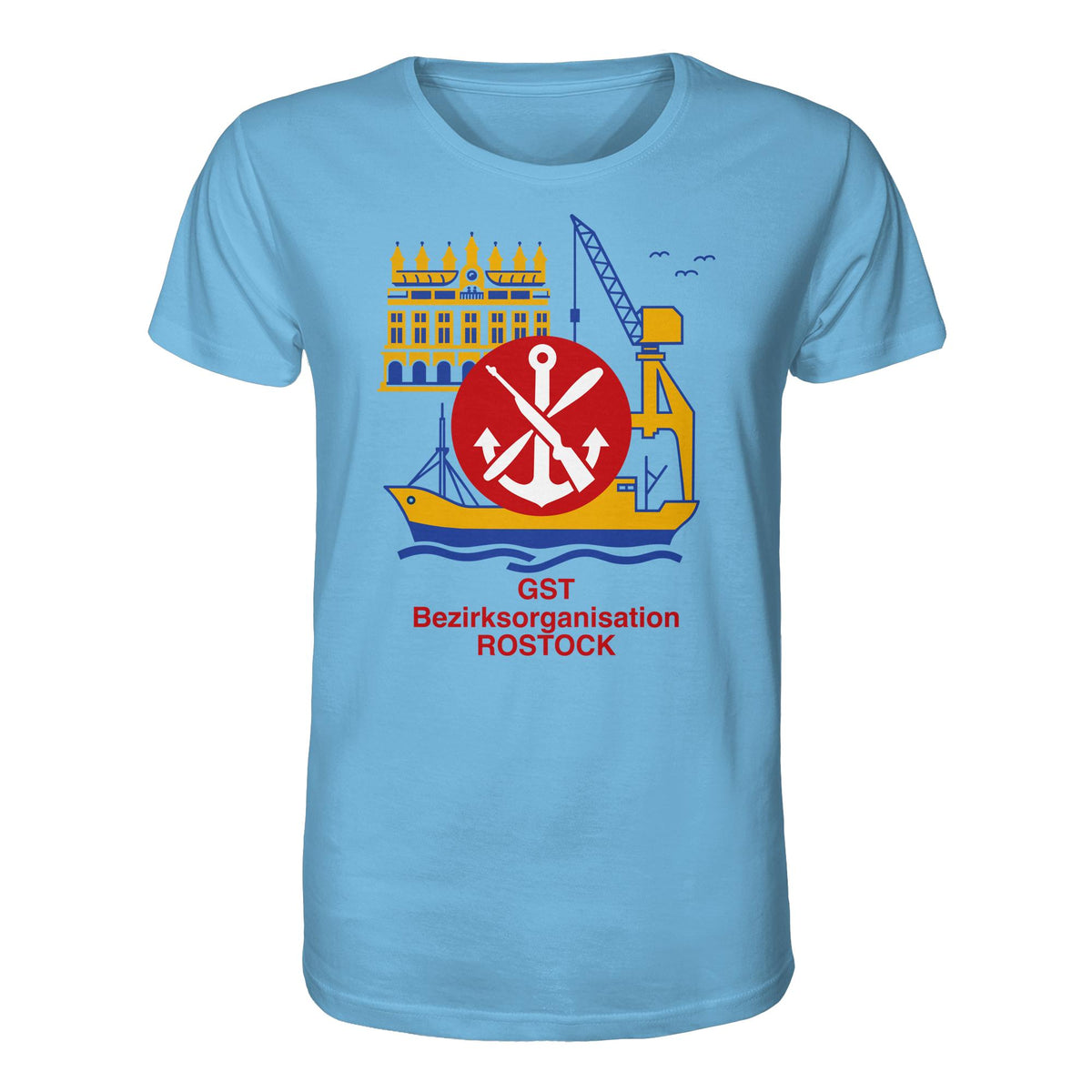 DDR Ostalgie Bio-Shirt Unisex • GST ROSTOCK