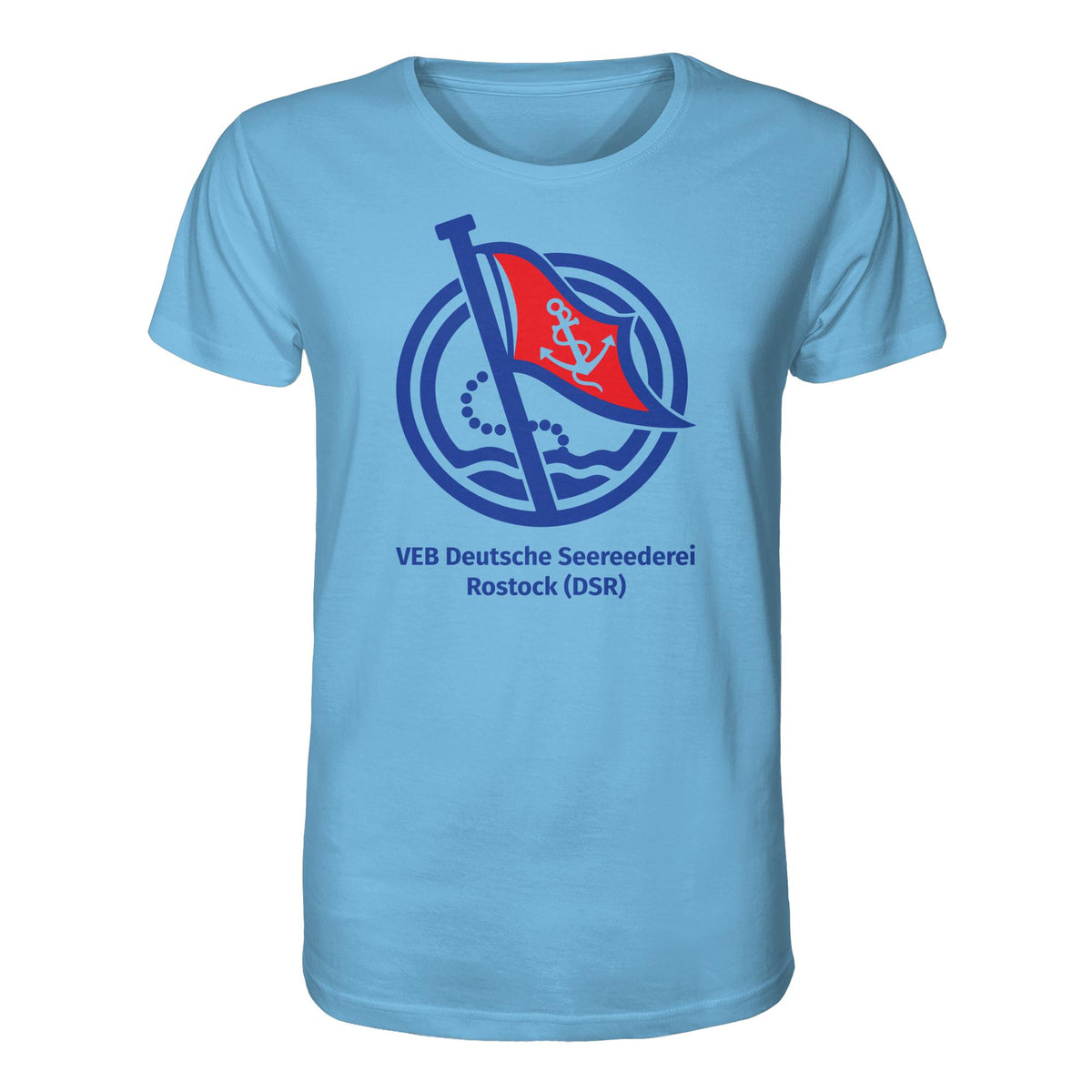 DDR Ostalgie Bio-Shirt Unisex • VEB DEUTSCHE SEEREEDEREI ROSTOCK (DSR)