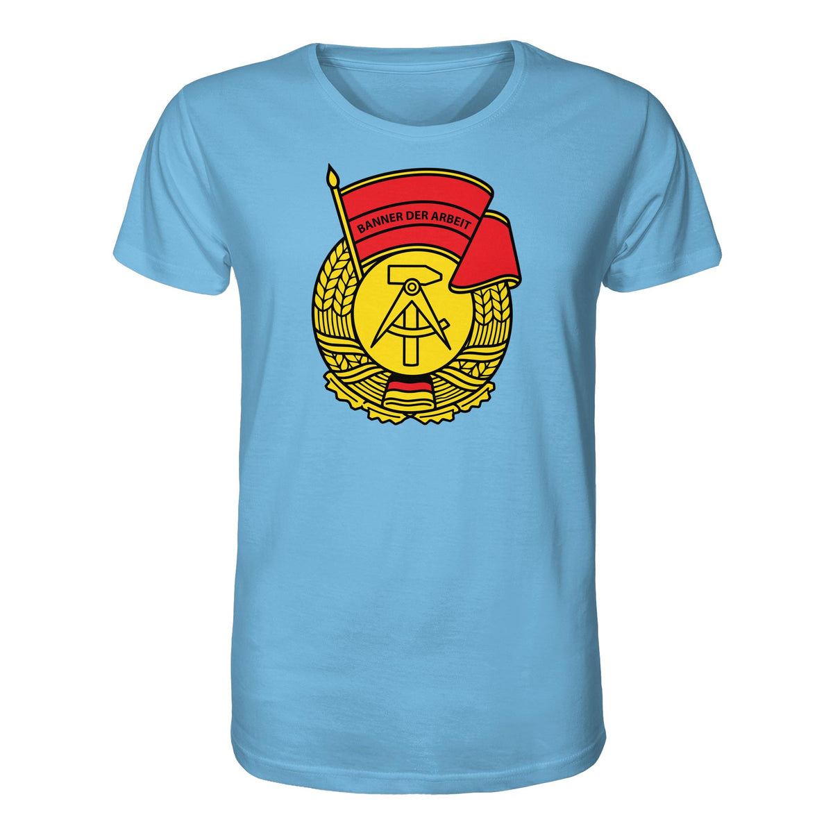 DDR Ostalgie Bio-Shirt Unisex • BANNER DER ARBEIT