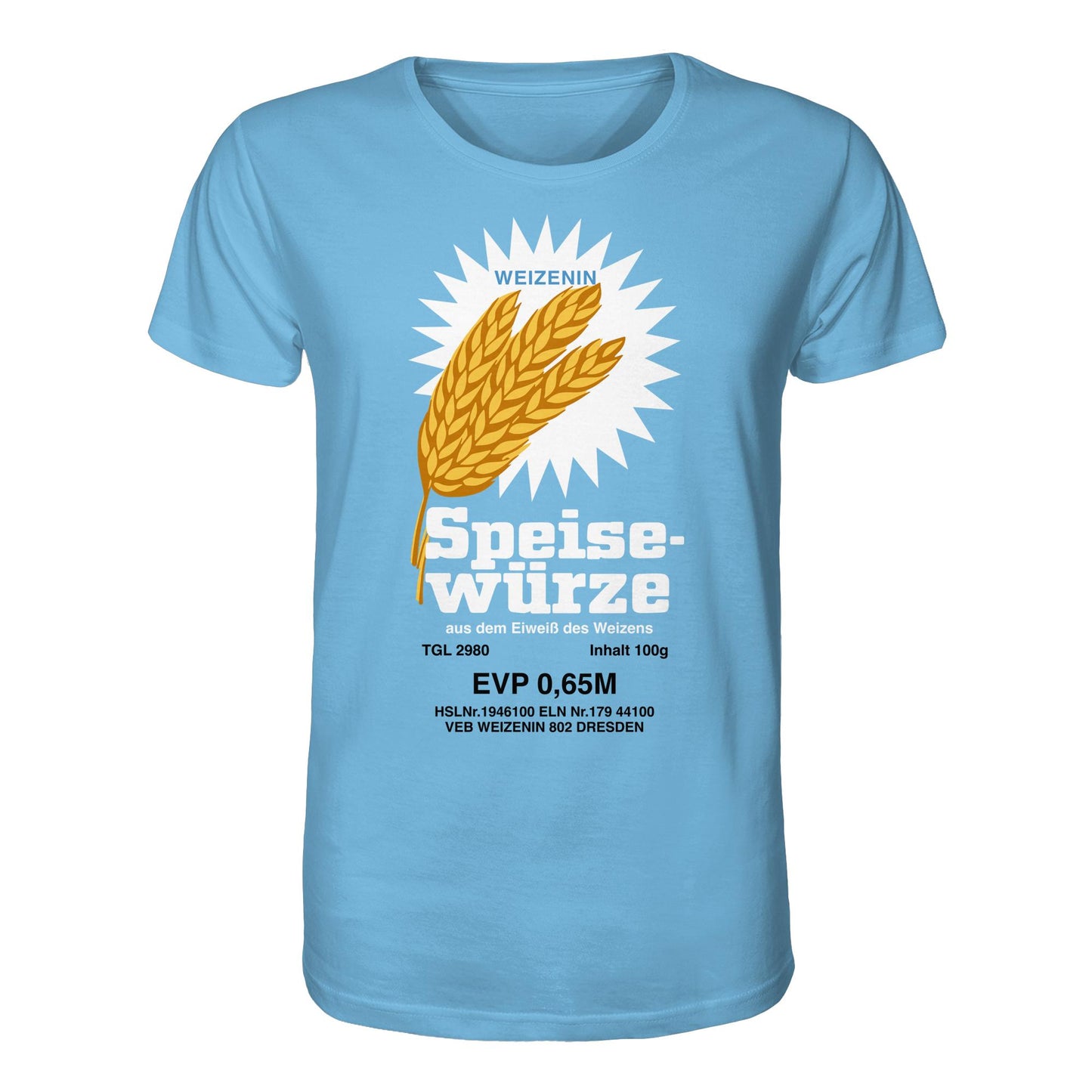 DDR Ostalgie Bio-Shirt Unisex • WEIZENIN SPEISEWÜRZE