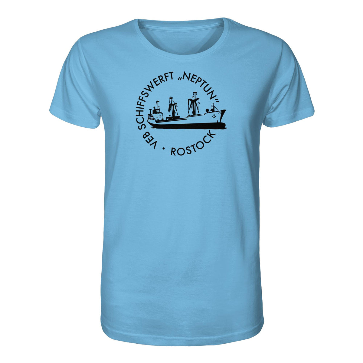 DDR Ostalgie Bio-Shirt Unisex • VEB SCHIFFSWERFT NEPTUN ROSTOCK