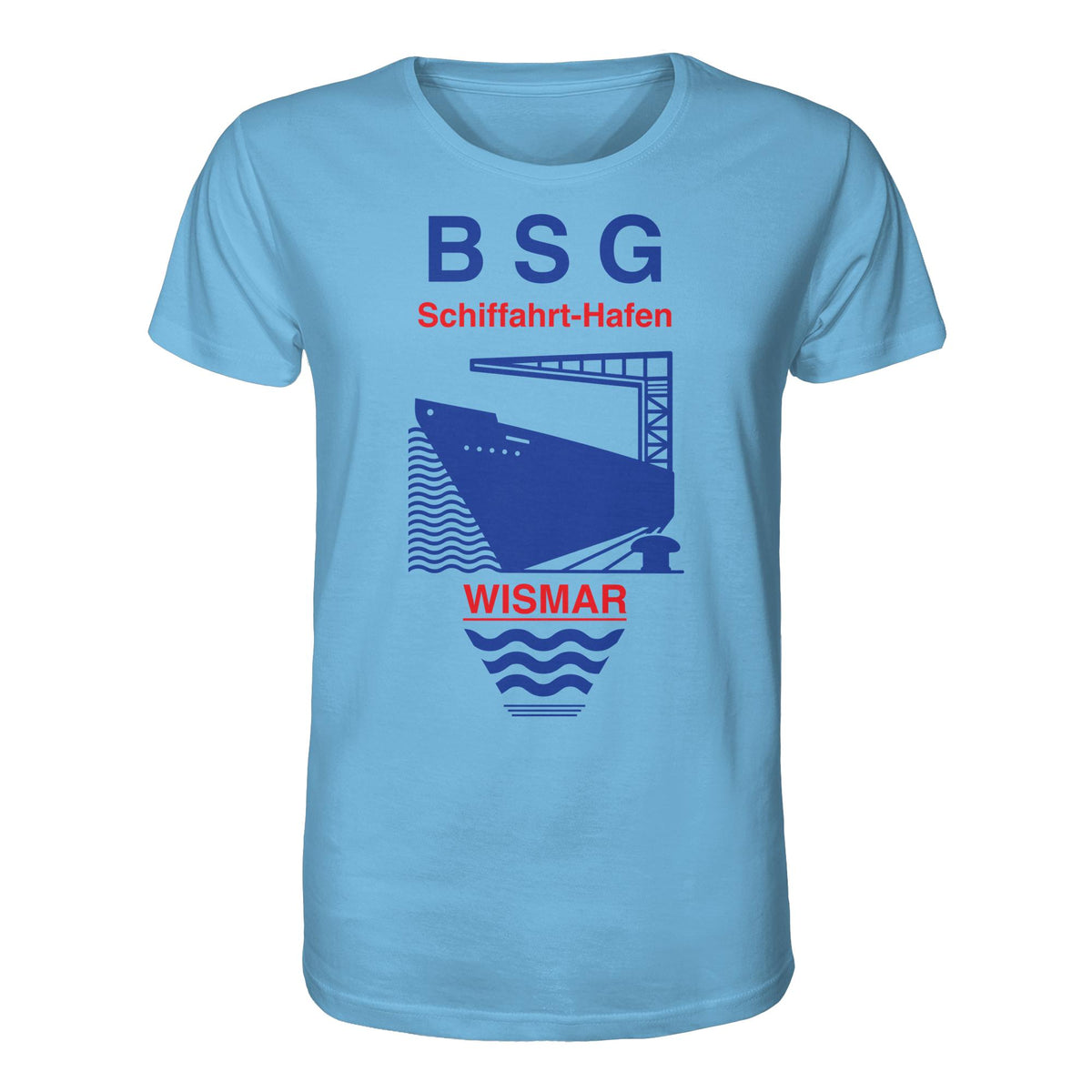 DDR Ostalgie Bio-Shirt Unisex • BSG SCHIFFAHRT HAFEN WISMAR