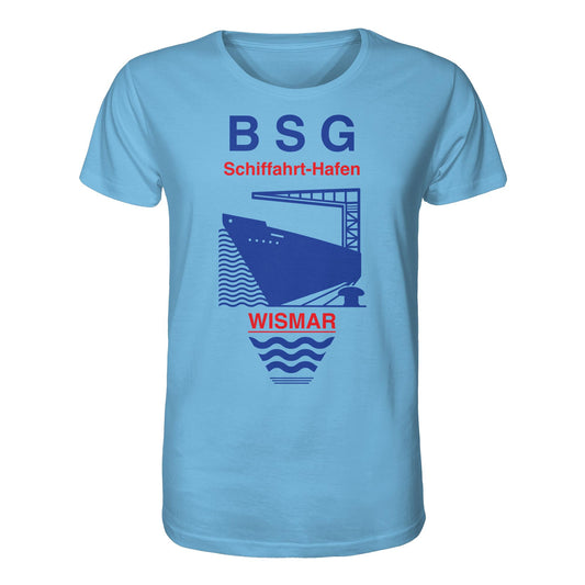DDR Ostalgie Bio-Shirt Unisex • BSG SCHIFFAHRT HAFEN WISMAR