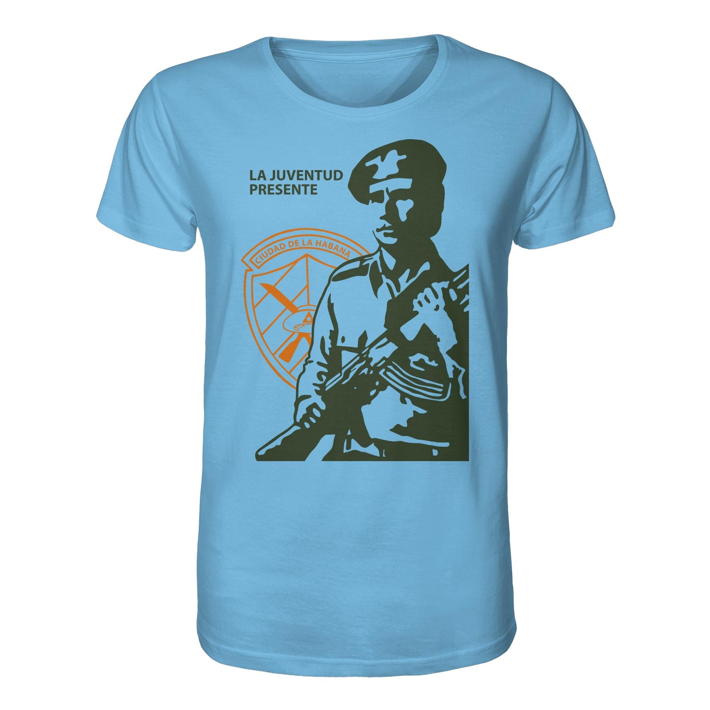 DDR Ostalgie Bio-Shirt Unisex • LA JUVENTUD PRESENTE CIUDAD DE LA HABANA (DIE JUGEND HAVANNAS IST AKTIV)