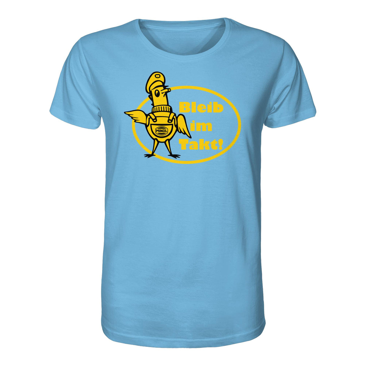 DDR Ostalgie Bio-Shirt Unisex • MINOL - BLEIB IM TAKT