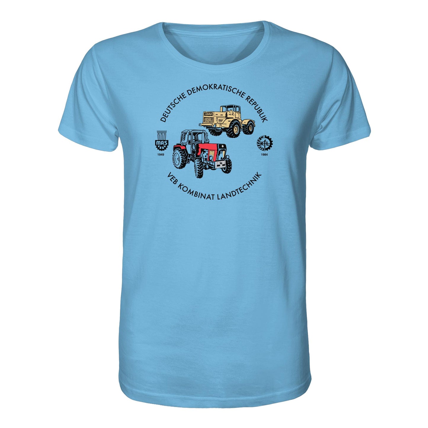 DDR Ostalgie Bio-Shirt Unisex • VEB KOMBINAT LANDTECHNIK (ORIGINAL GEDÄCHTNISTELLER)