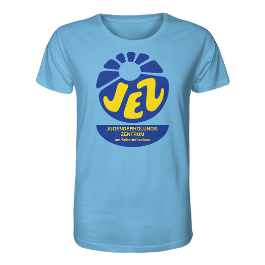 DDR Ostalgie Bio-Shirt Unisex • JEZ - JUGENDERHOLUNGSZENTRUM SCHARMÜTZELSEE
