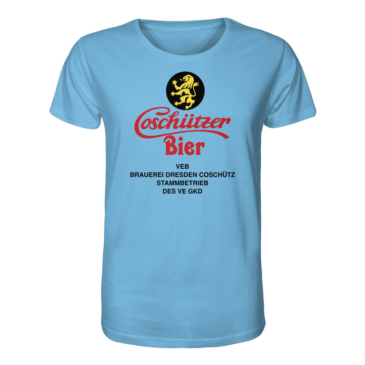 DDR Ostalgie Bio-Shirt Unisex • COSCHÜTZER BIER - VEB BRAUER DRESDEN