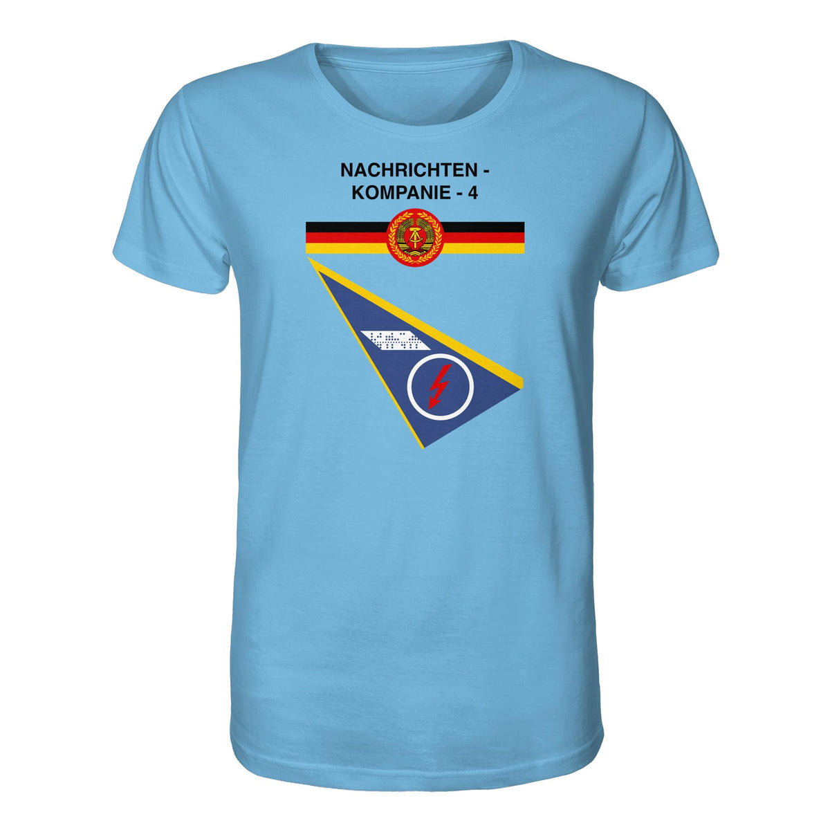 DDR Ostalgie Bio-Shirt Unisex • NVA - NACHRICHTENKOMPANIE 4