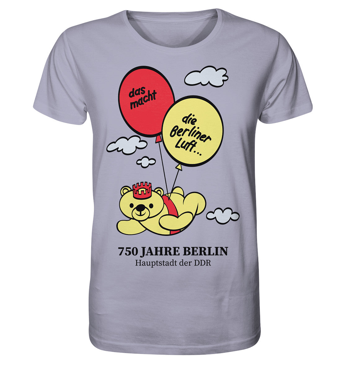 ORGANIC BIO SHIRT UNISEX • 750 JAHRE BERLIN - HAUPTSTADT DER DDR