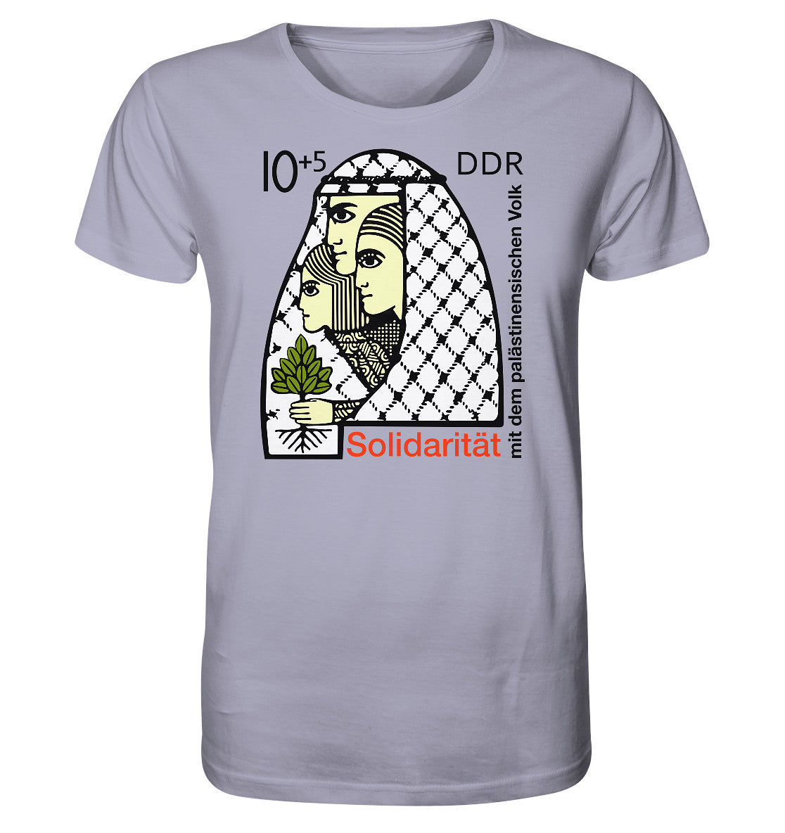 ORGANIC BIO SHIRT UNISEX • SOLIDARITÄT MIT DEM PALÄSTINENSISCHEN VOLK
