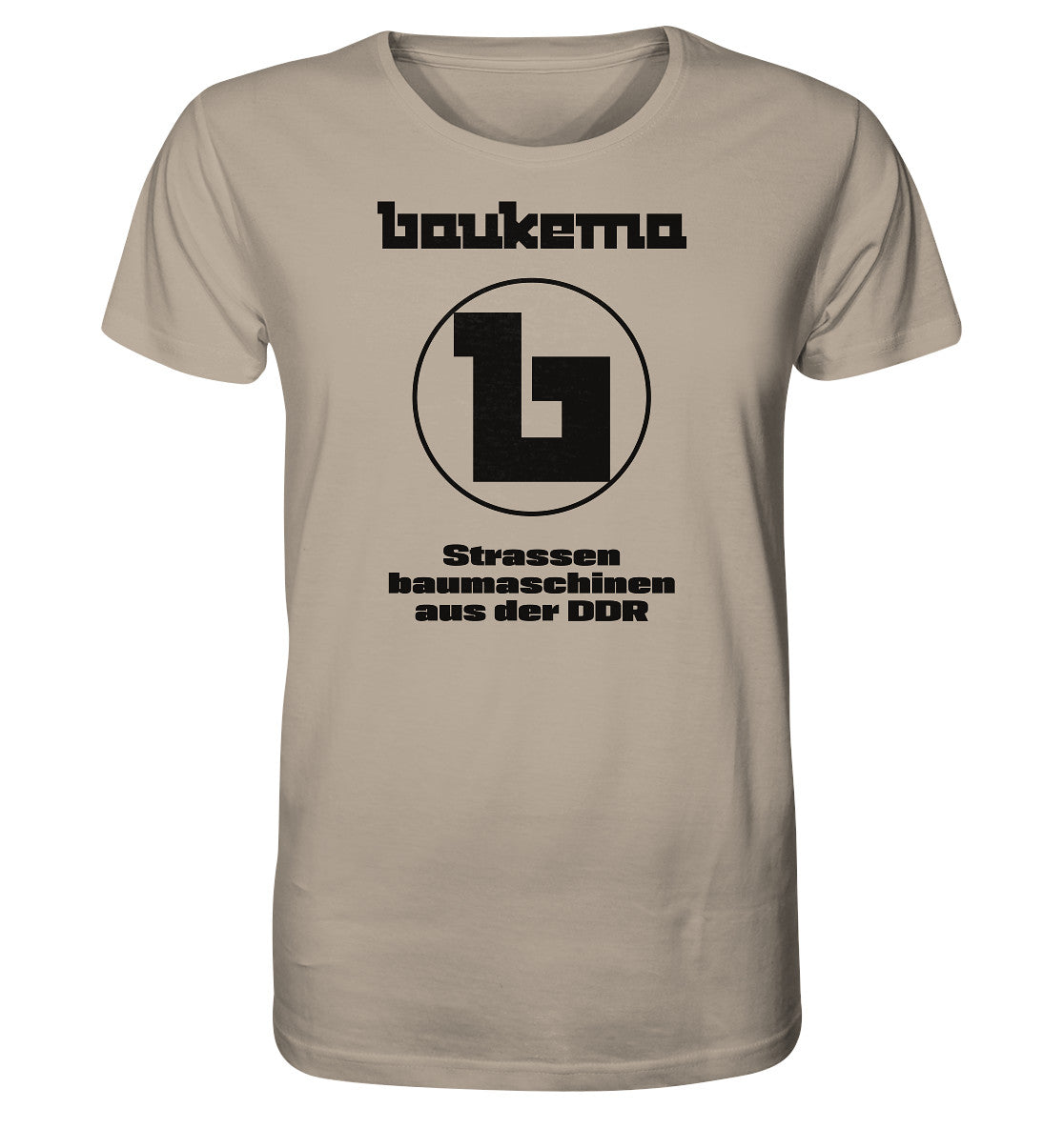 ORGANIC BIO SHIRT UNISEX • BAUKEMA STRASSENBAUMASCHINEN - hell