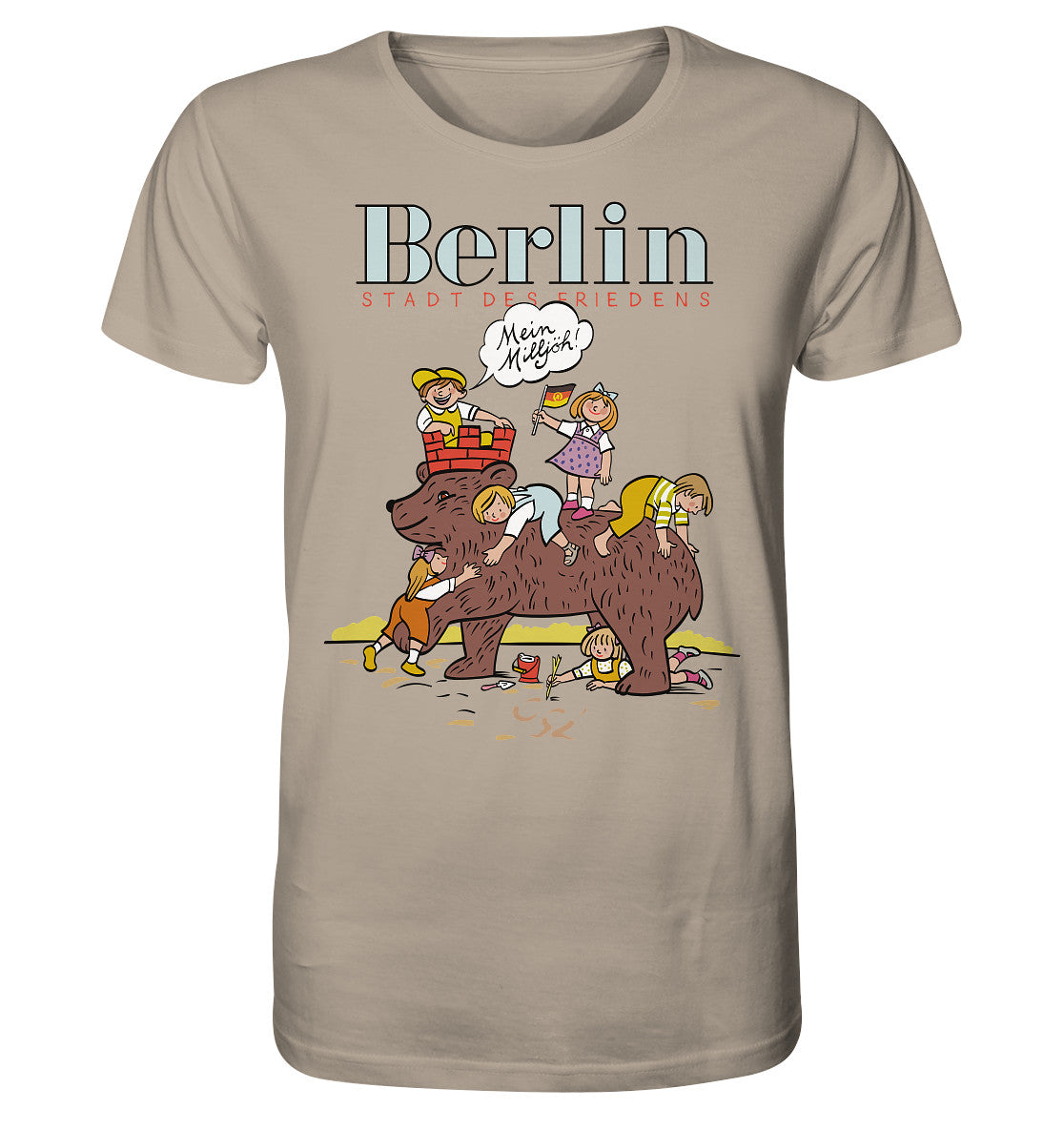 ORGANIC BIO SHIRT UNISEX • BERLIN - STADT DES FRIEDENS - 1987