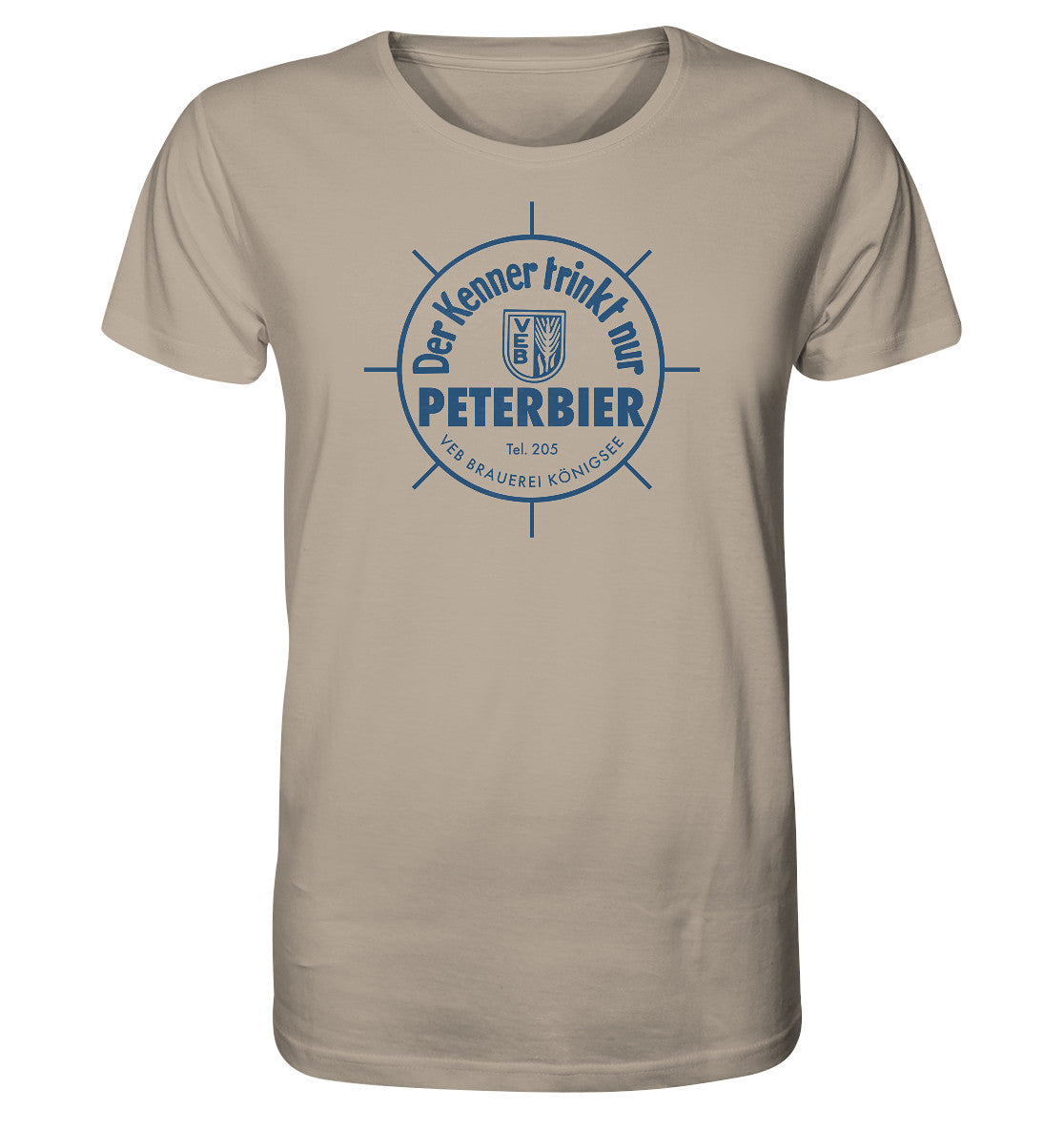 ORGANIC BIO SHIRT UNISEX • PETERBIER - VEB BRAUEREI KÖNIGSEE