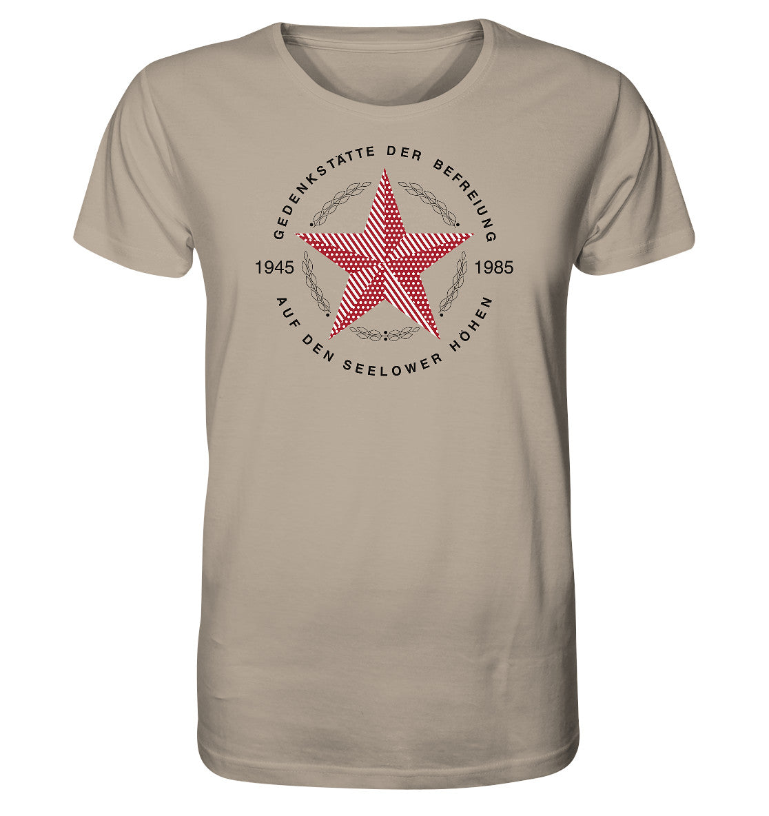 ORGANIC BIO SHIRT UNISEX • GEDENKSTÄTTE SEELOWER HÖHEN