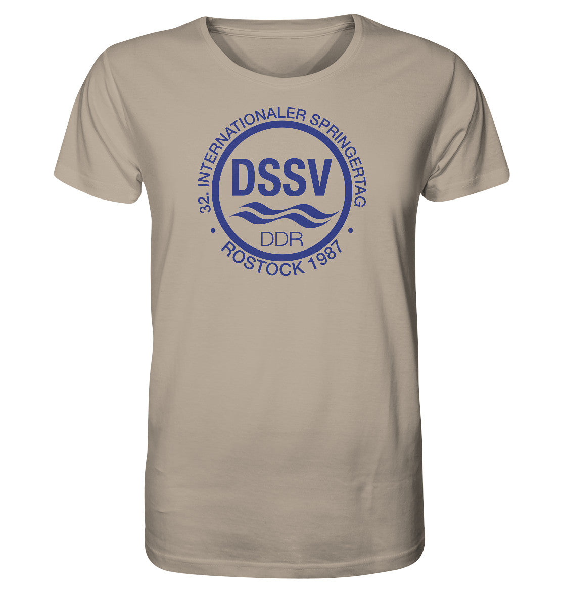 ORGANIC BIO SHIRT UNISEX • INTERNATIONALER SPRINGERTAG - ROSTOCK 1987 - hell