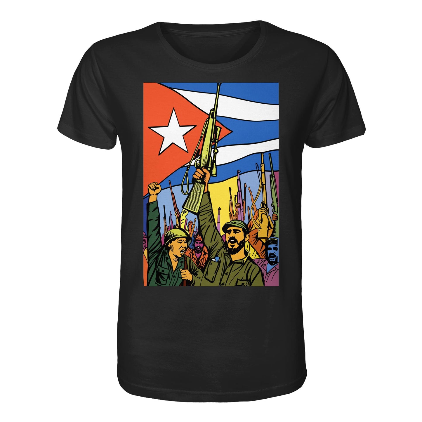 DDR Ostalgie Bio-Shirt Unisex • KUBANISCHE REVOLUTION (ORIGINAL POSTER)