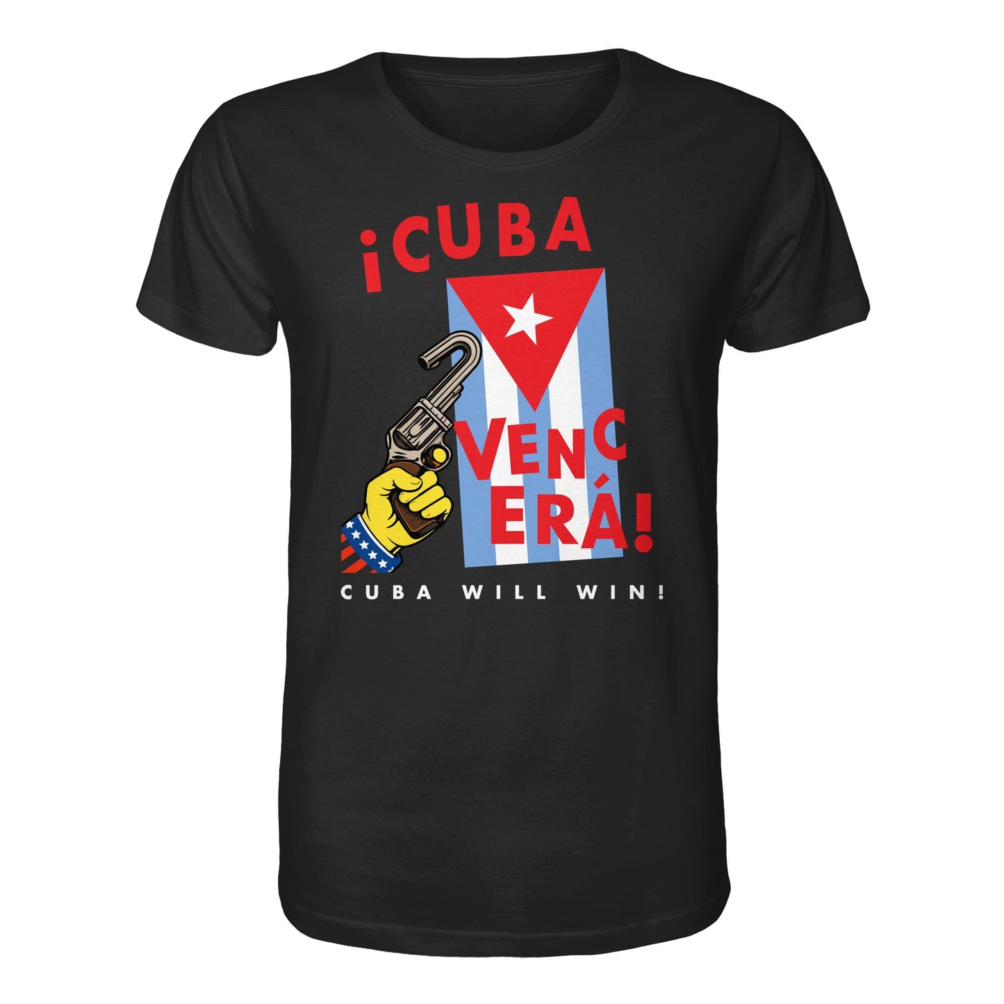 DDR Ostalgie Bio-Shirt Unisex • VENCERÁ! CUBA WILL WIN! (ORIGINAL POSTER KUBA)