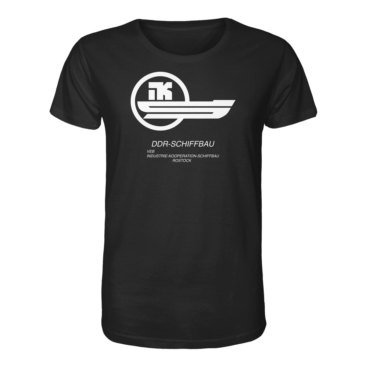 DDR Ostalgie Bio-Shirt Unisex • VEB INDUSTRIE-KOOPERATION SCHIFFBAU ROSTOCK