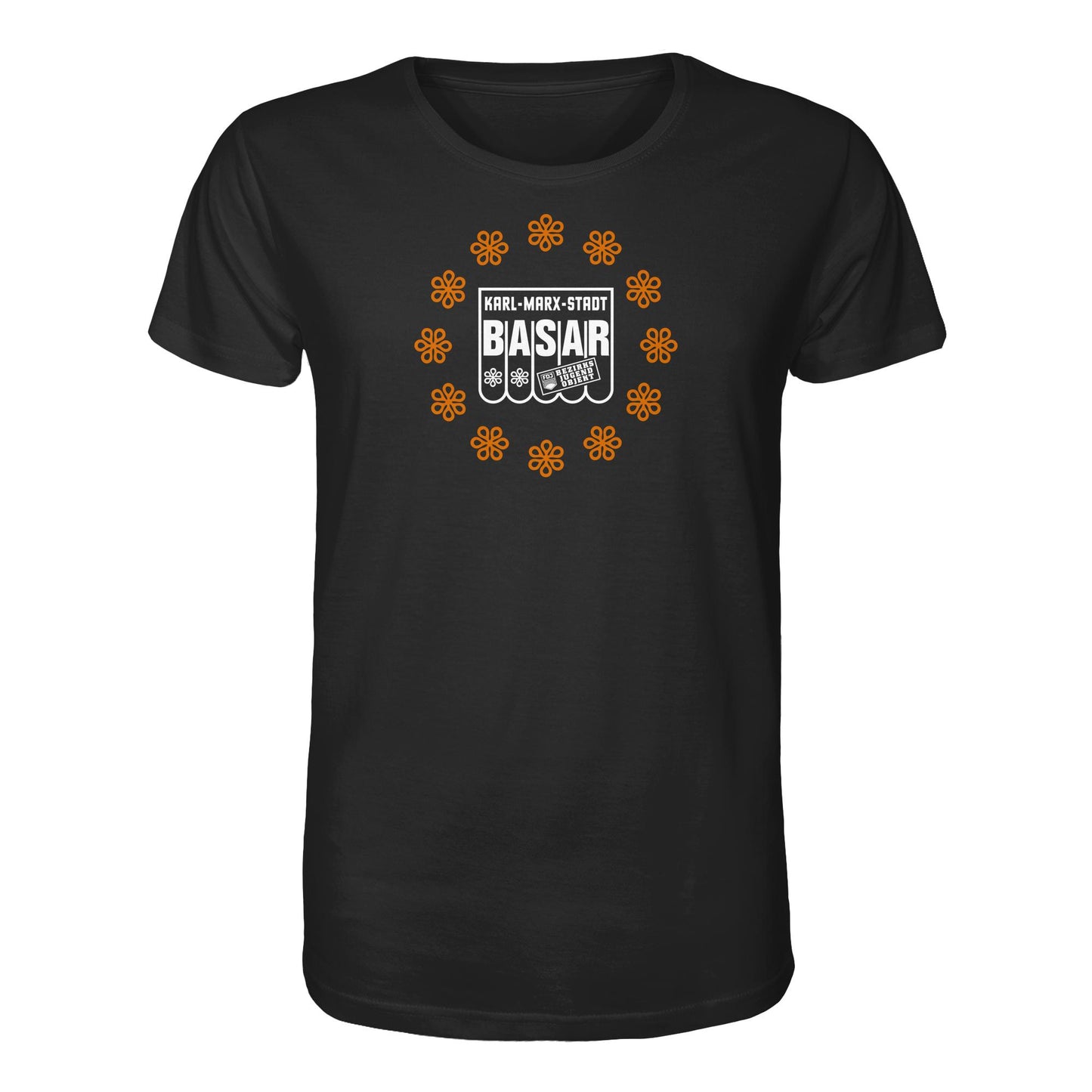 DDR Ostalgie Bio-Shirt Unisex • BASAR KARL MARX STADT - FDJ JUGENDOBJEKT