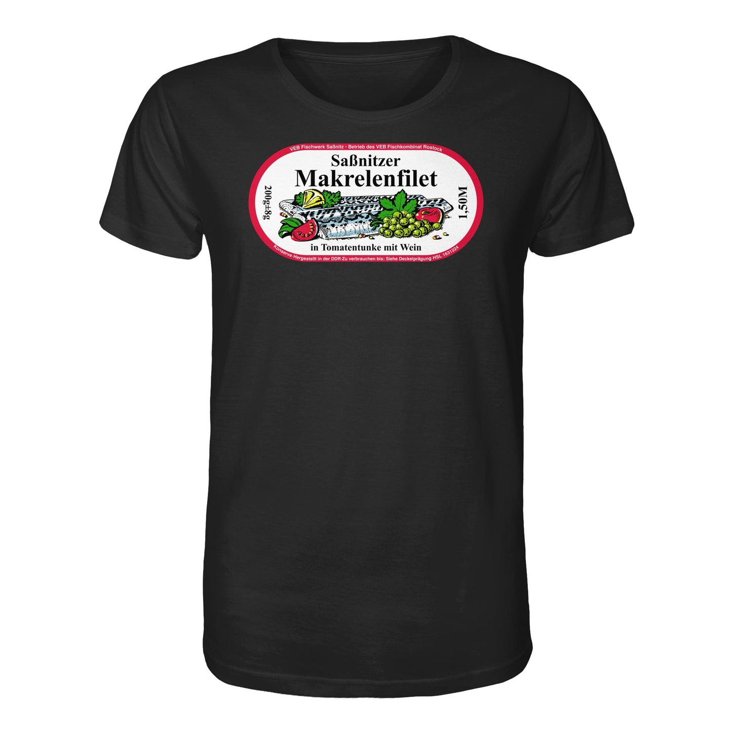 ORGANIC BIO SHIRT UNISEX • SASSNITZER MAKRELENFILET - VEB FISCHWERK