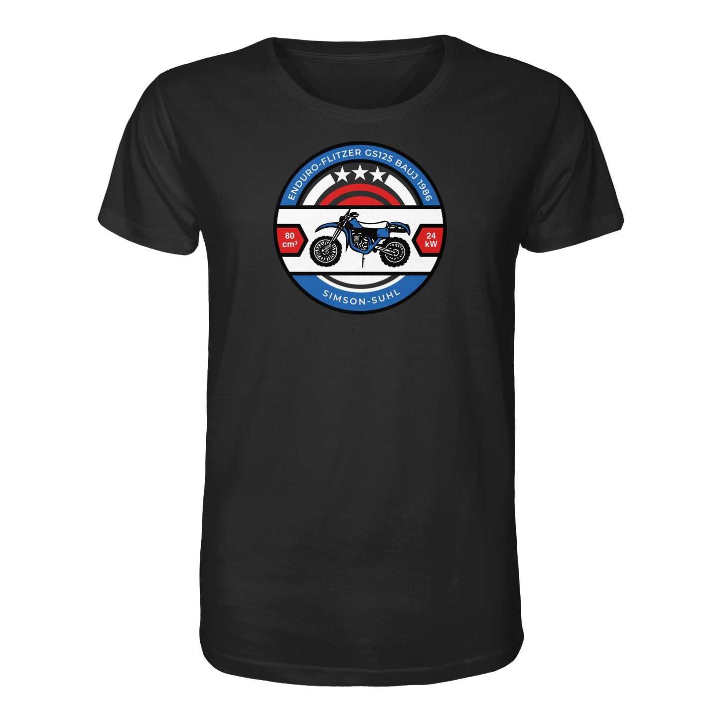 ORGANIC BIO SHIRT UNISEX • SIMSON ENDURO GS125 - ORIGINAL BIERDECKEL