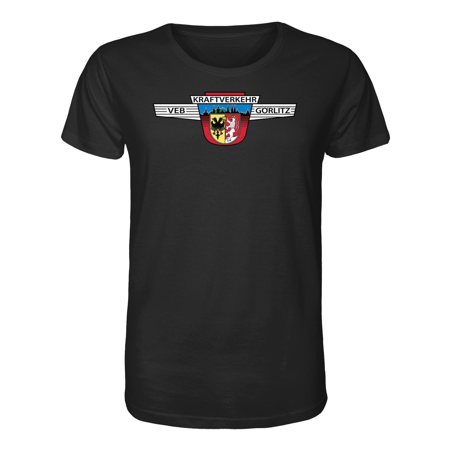 DDR Ostalgie Bio-Shirt Unisex • VEB KRAFTVERKEHR GÖRLITZ