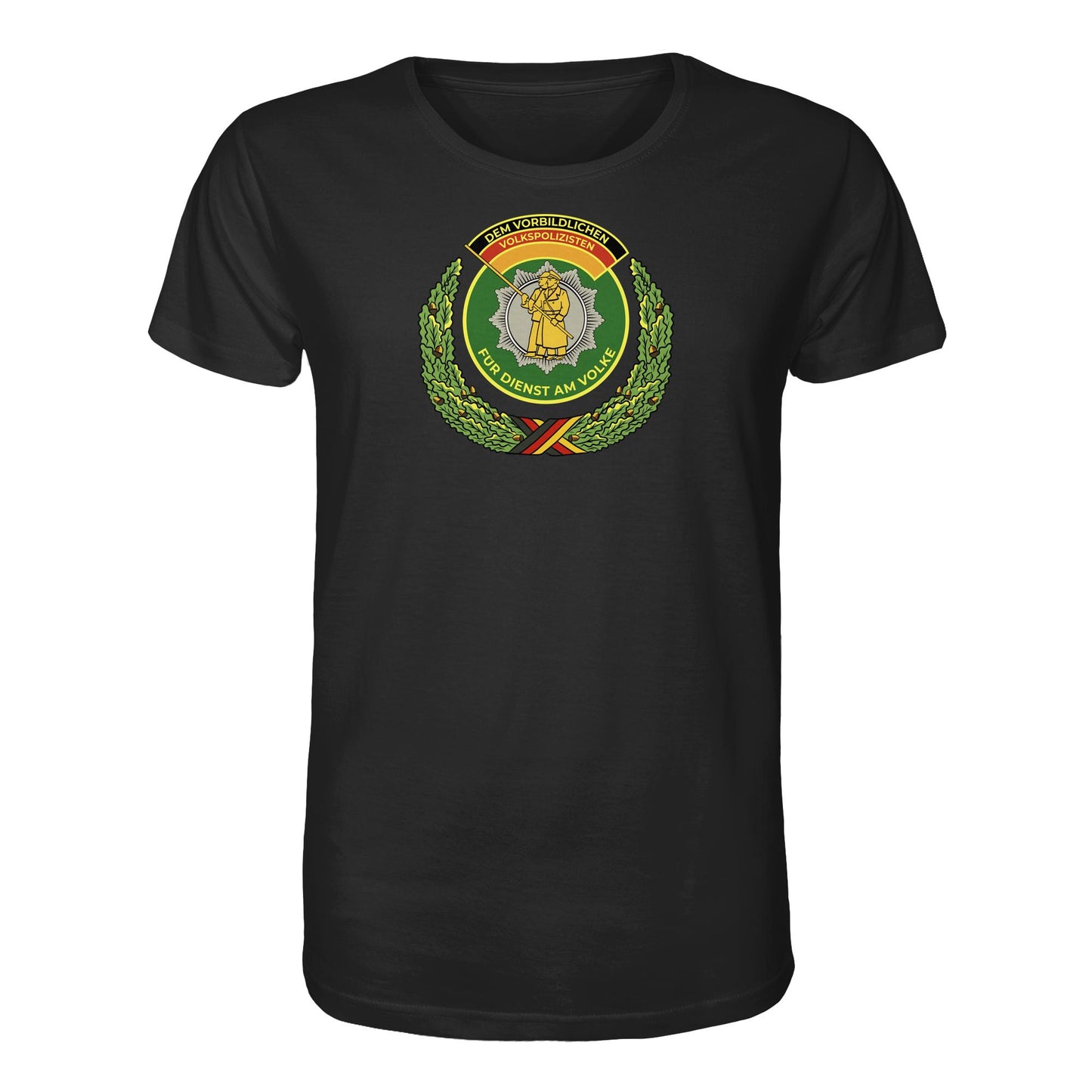 ORGANIC BIO SHIRT UNISEX • DEM VORBILDLICHEN VOLKSPOLIZISTEN (ABZEICHEN)