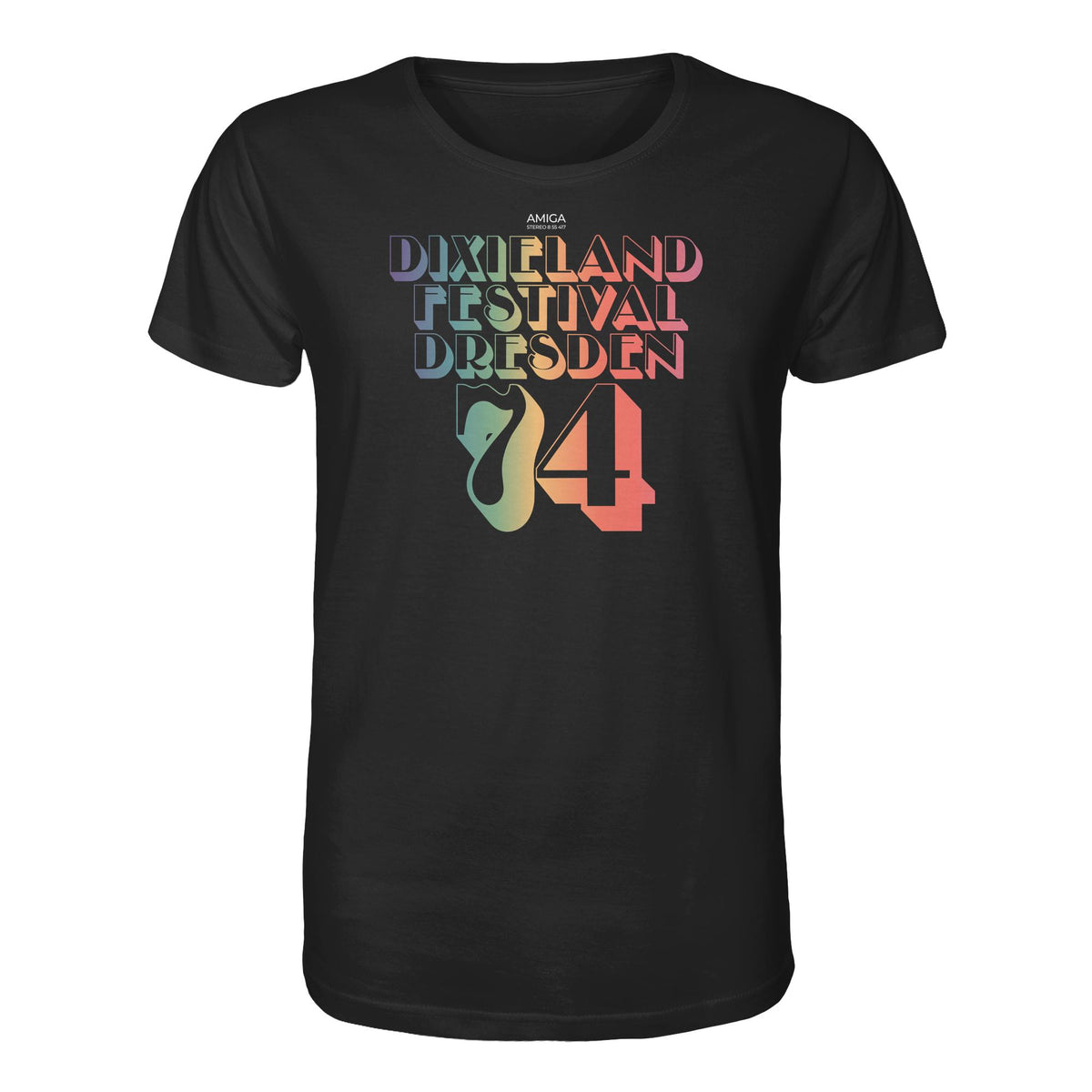 DDR Ostalgie Bio-Shirt Unisex • DIXIELAND FESTIVAL DRESDEN 1974 (ORIGINAL-PLATTE)