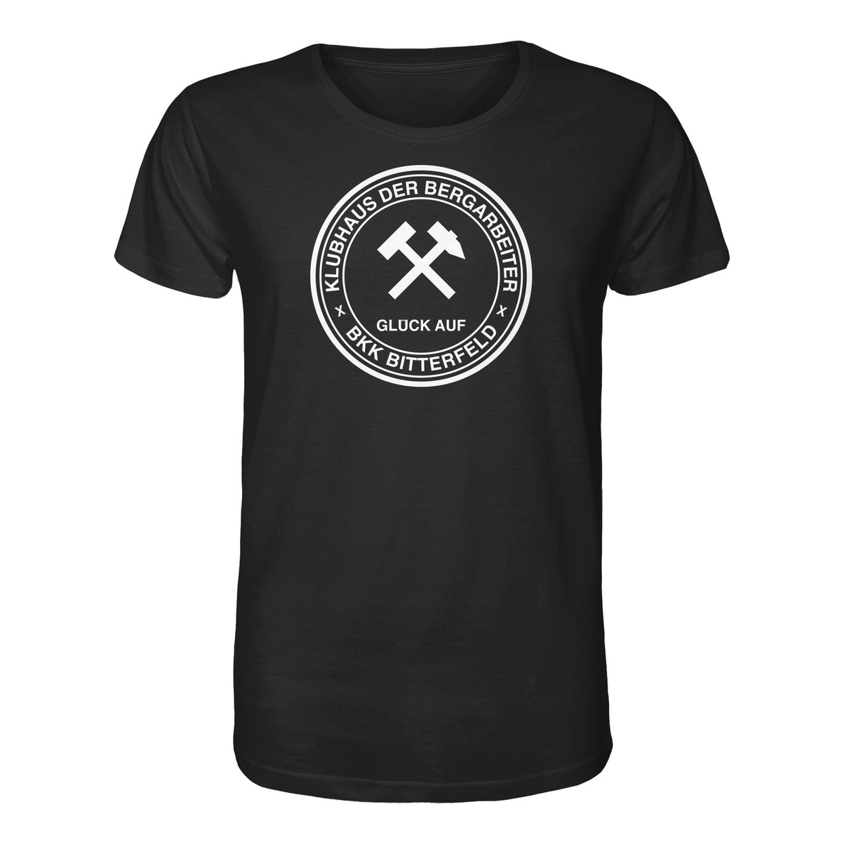 DDR Ostalgie Bio-Shirt Unisex • KLUBHAUS DER BERGARBEITER BITTERFELD