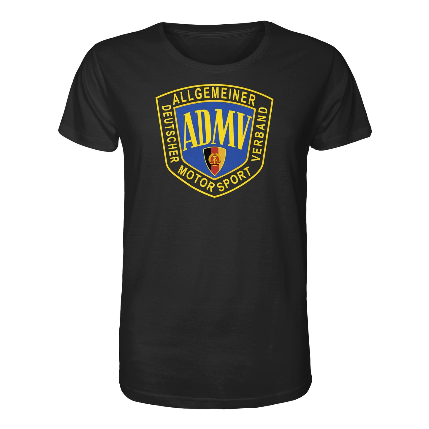 DDR Ostalgie Bio-Shirt Unisex • ADMV MOTORSPORTVERBAND DER DDR