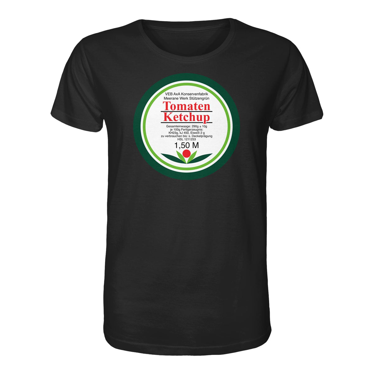 DDR Ostalgie Bio-Shirt Unisex • VEB AXA KONSERVEN MEERANE - TOMATEN-KETCHUP