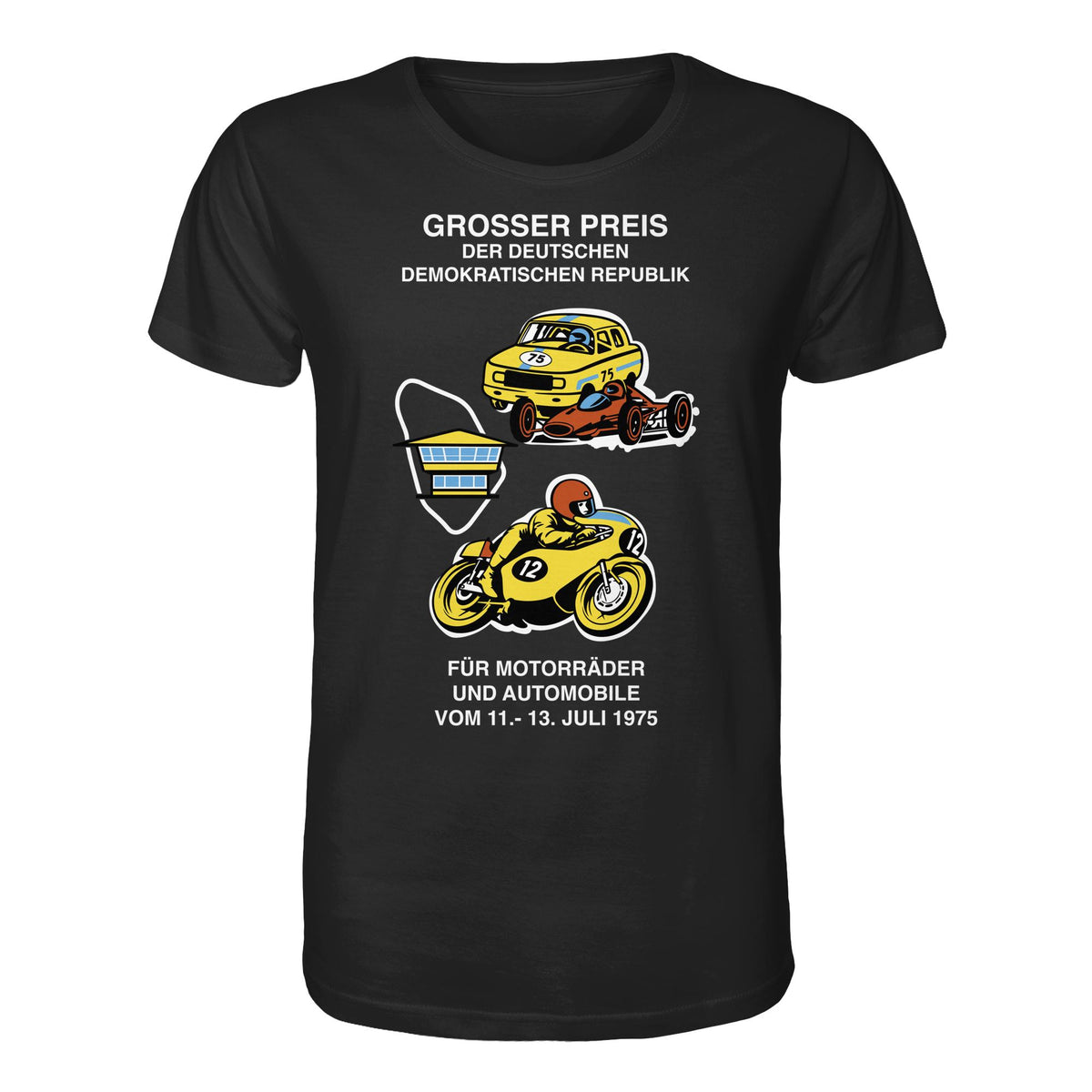 DDR Ostalgie Bio-Shirt Unisex • GROSSER PREIS DER DDR 1975