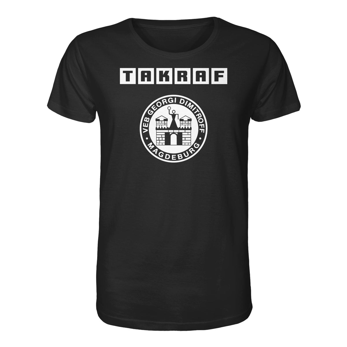 DDR Ostalgie Bio-Shirt Unisex • TAKRAF - VEB GEORGI DIMITROFF MAGDEBURG