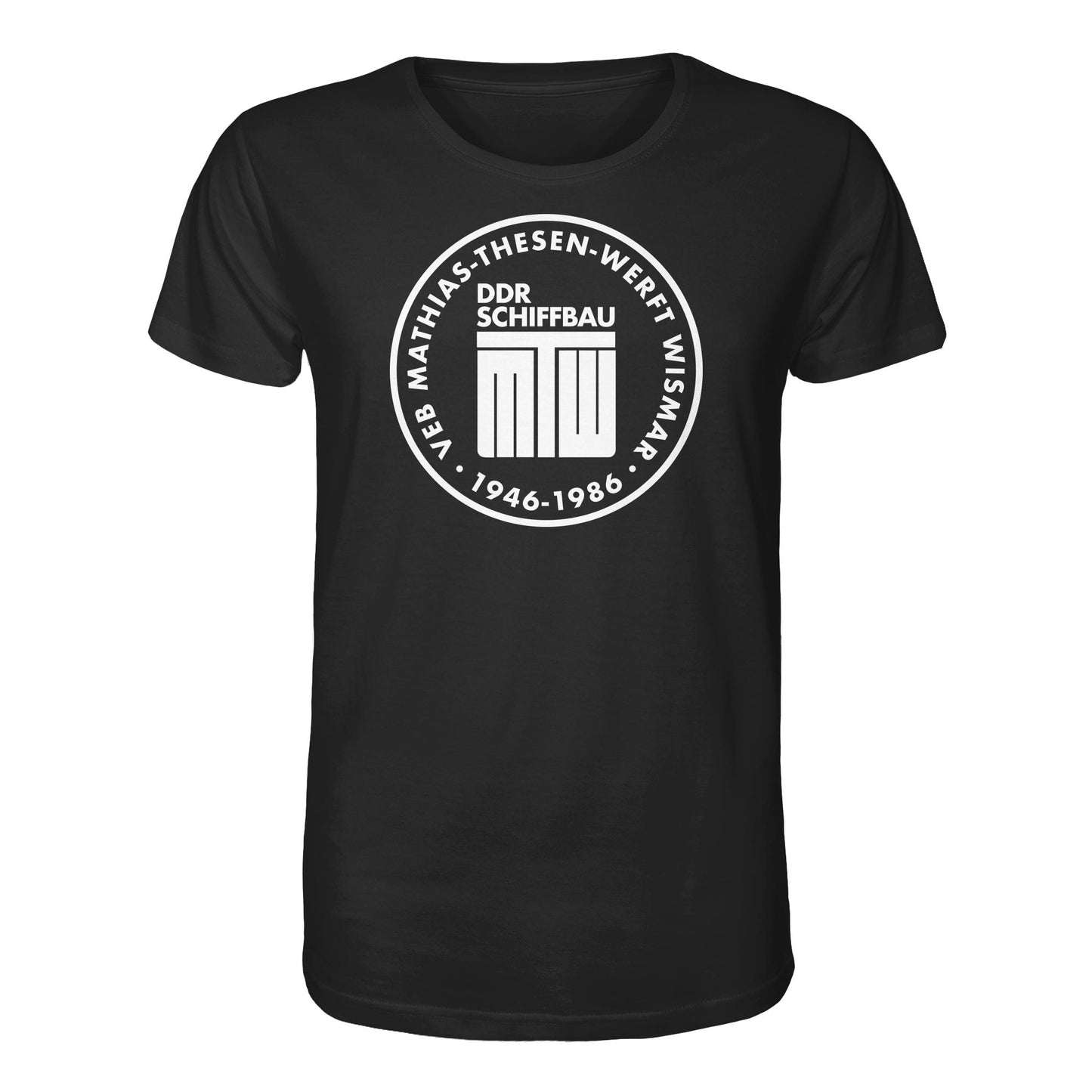 DDR Ostalgie Bio-Shirt Unisex • MATHIAS-THESEN-WERFT WISMAR