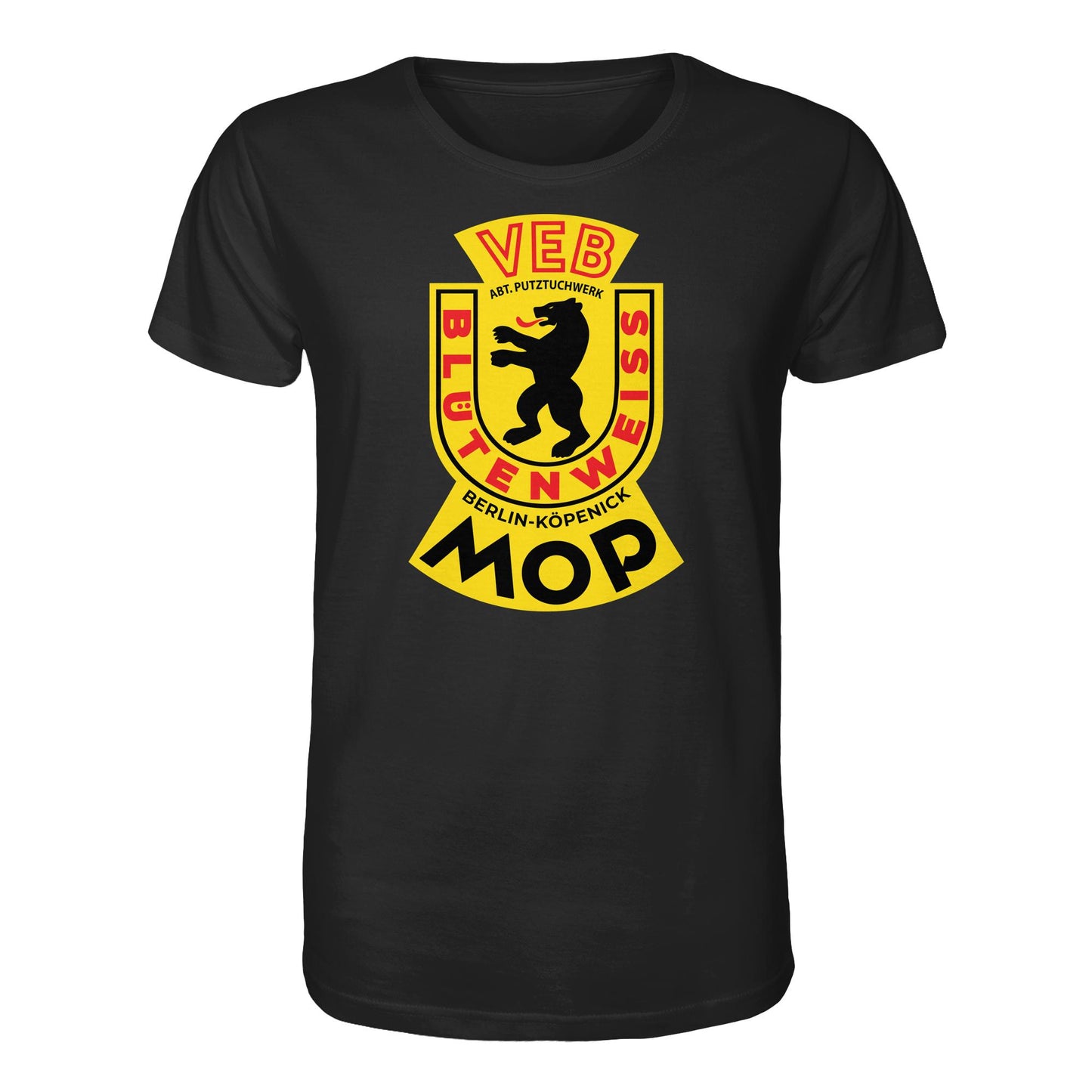 DDR Ostalgie Bio-Shirt Unisex • VEB PUTZTUCHWERK BERLIN-KÖPENICK